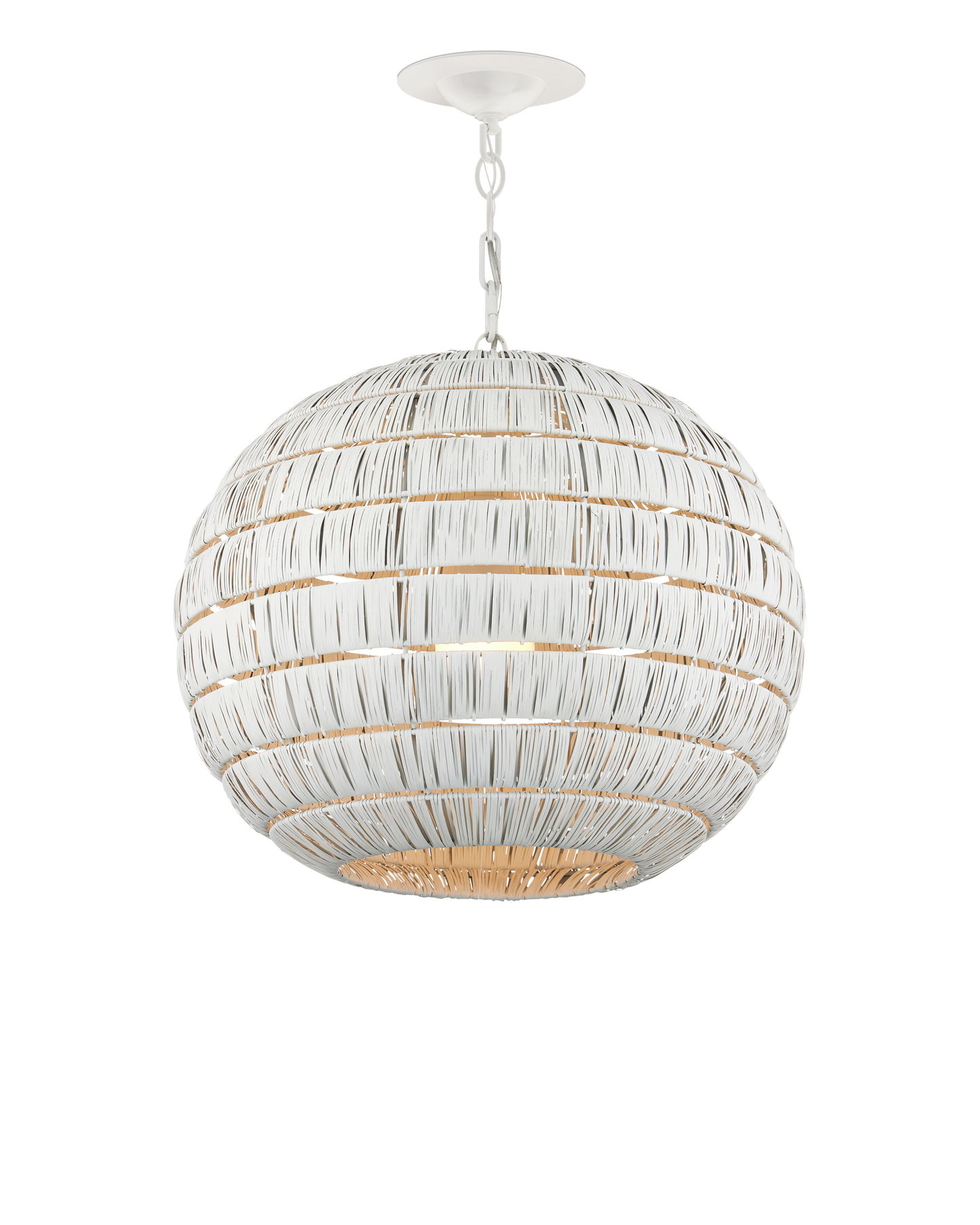 Panopolis White Pendant.