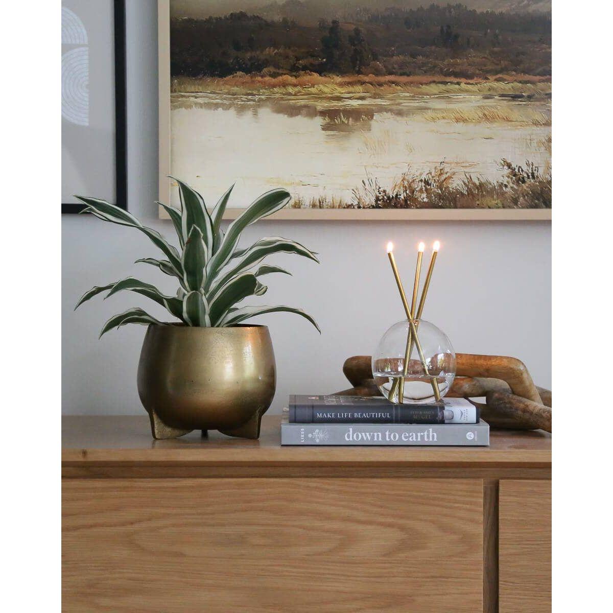 Gold Everlasting Candle – Reusable Steel Candles.