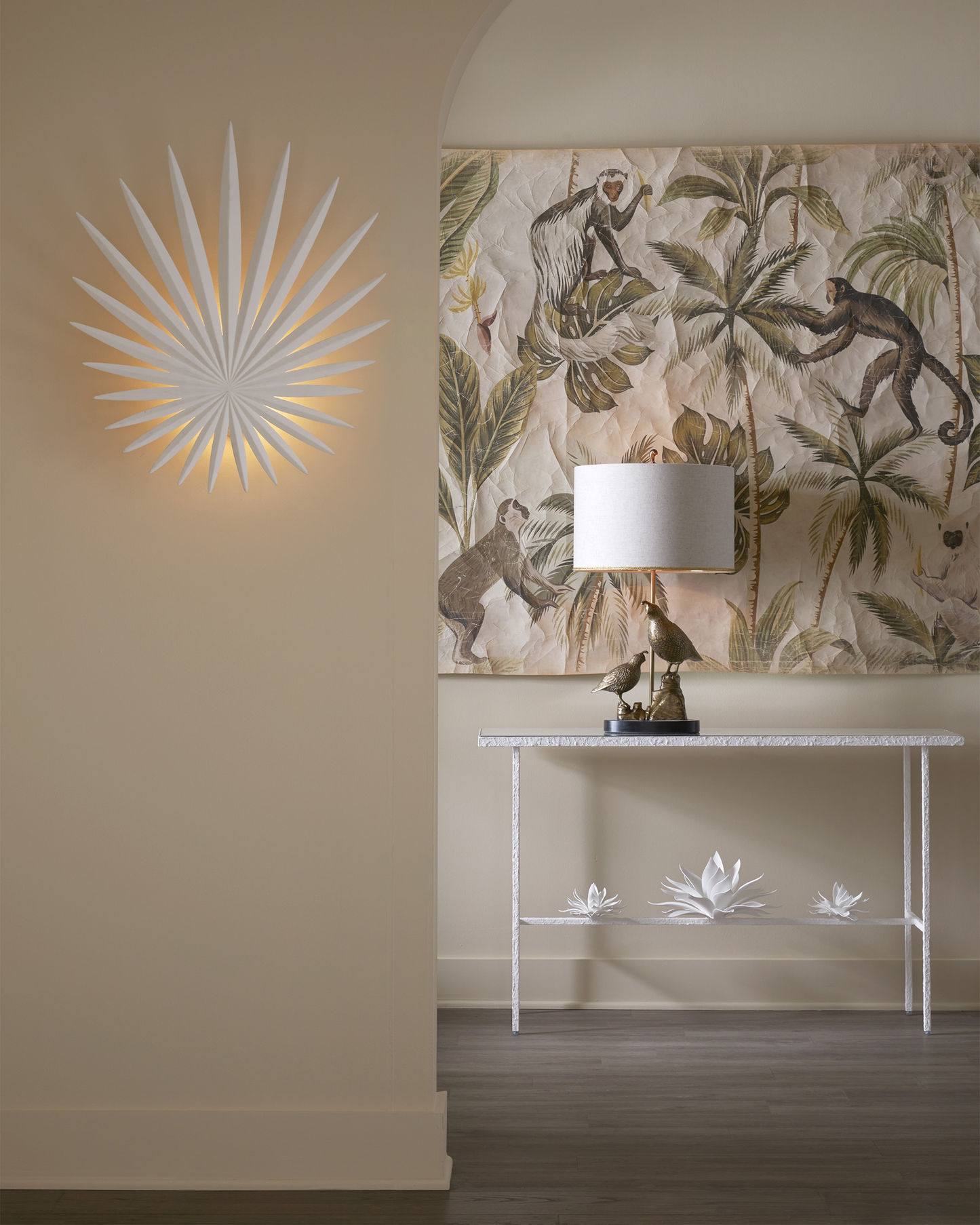 Codorniz Brass Table Lamp.