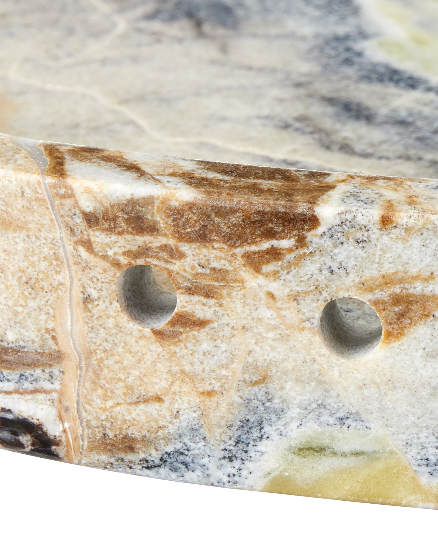 Freya Floral Jade Marble Tray.