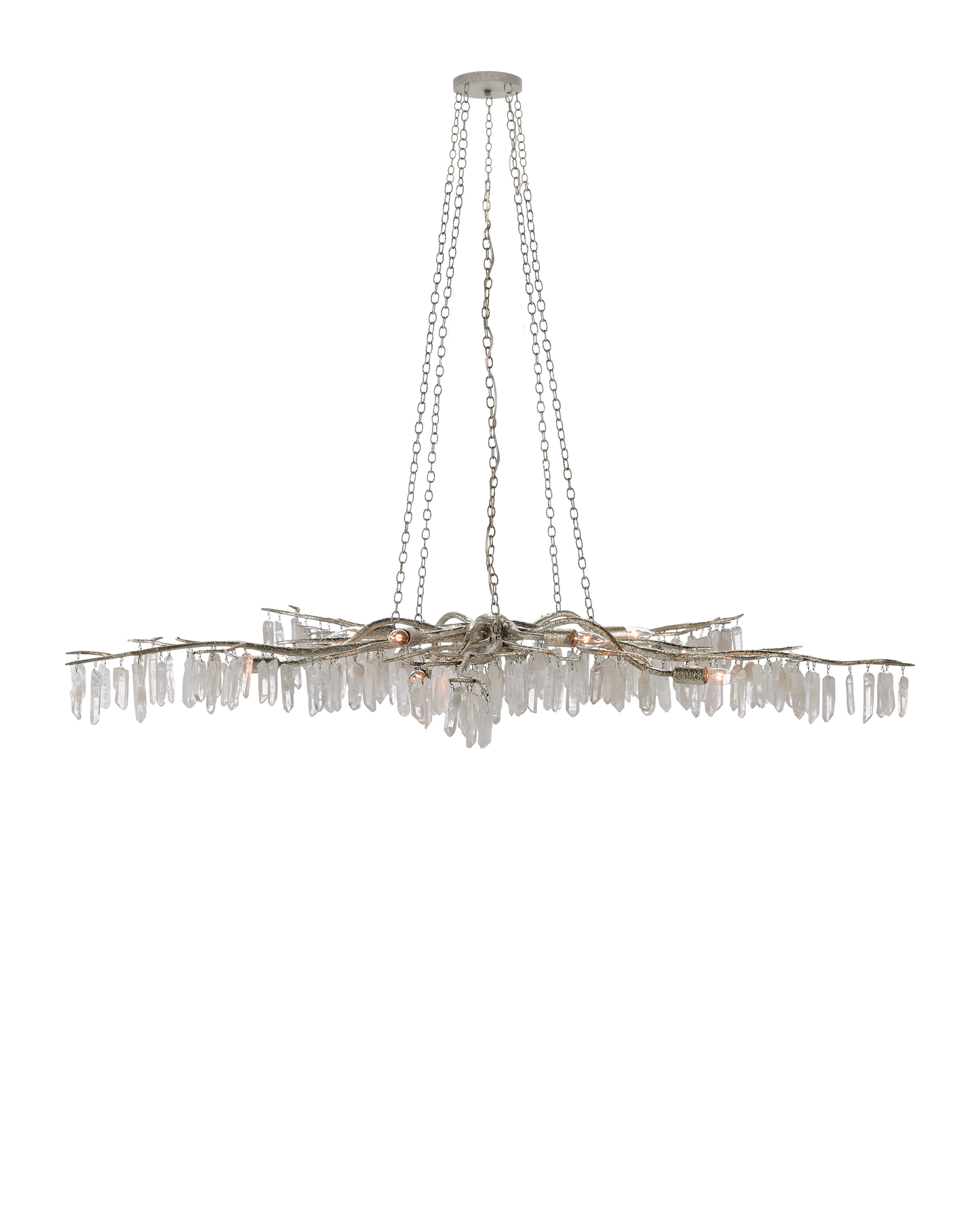Forest Light Silver Chandelier.