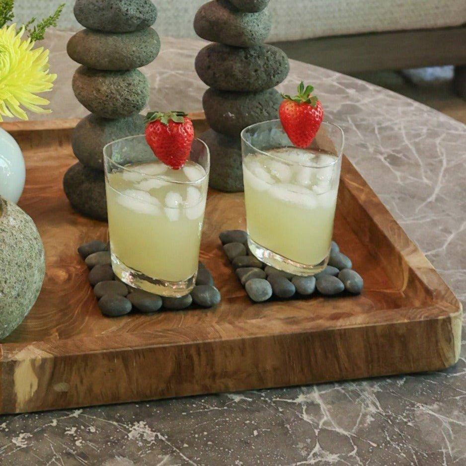 Beachstone™ Coasters (set of 4) - Gray.