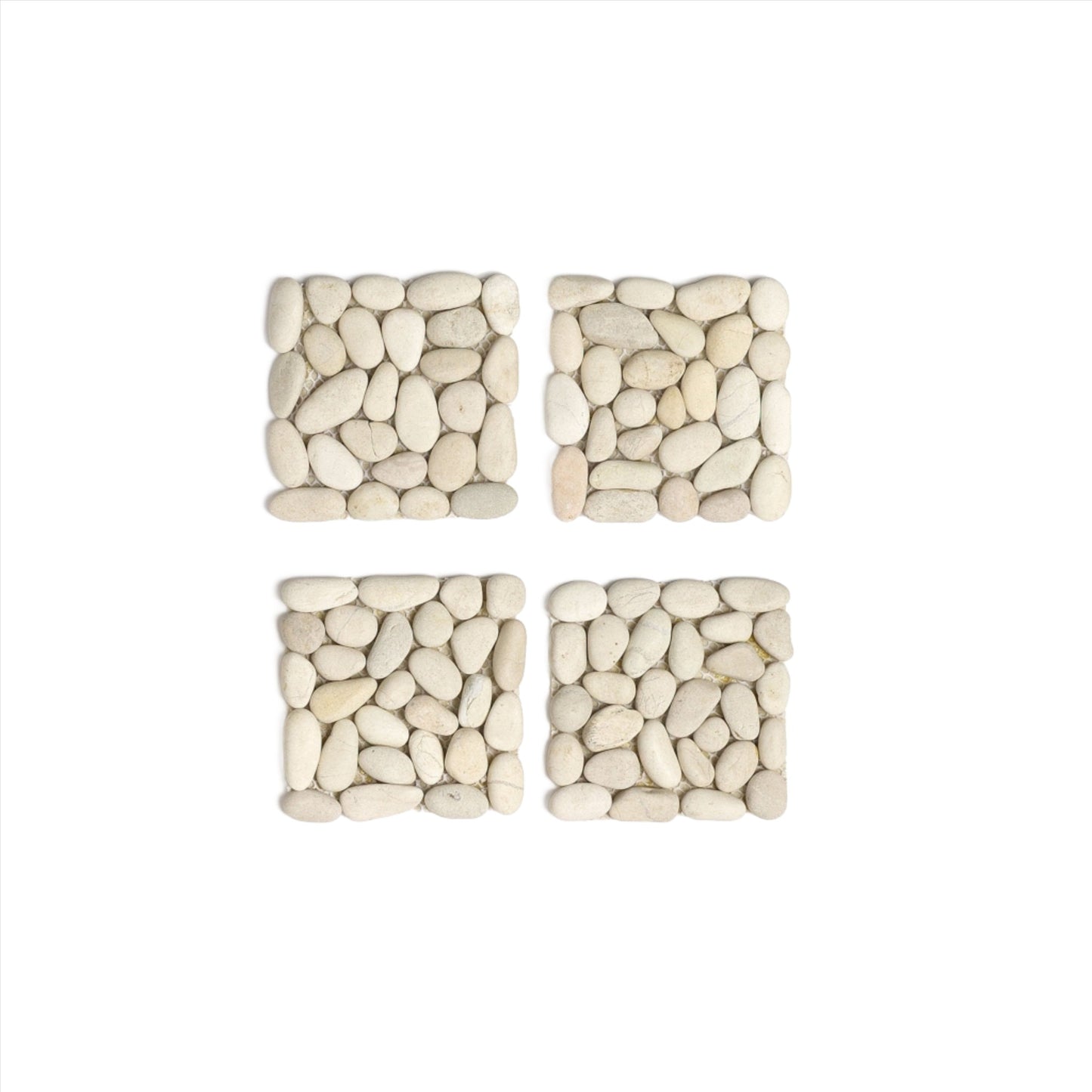 Beachstone™ Coasters (set of 4) - White.
