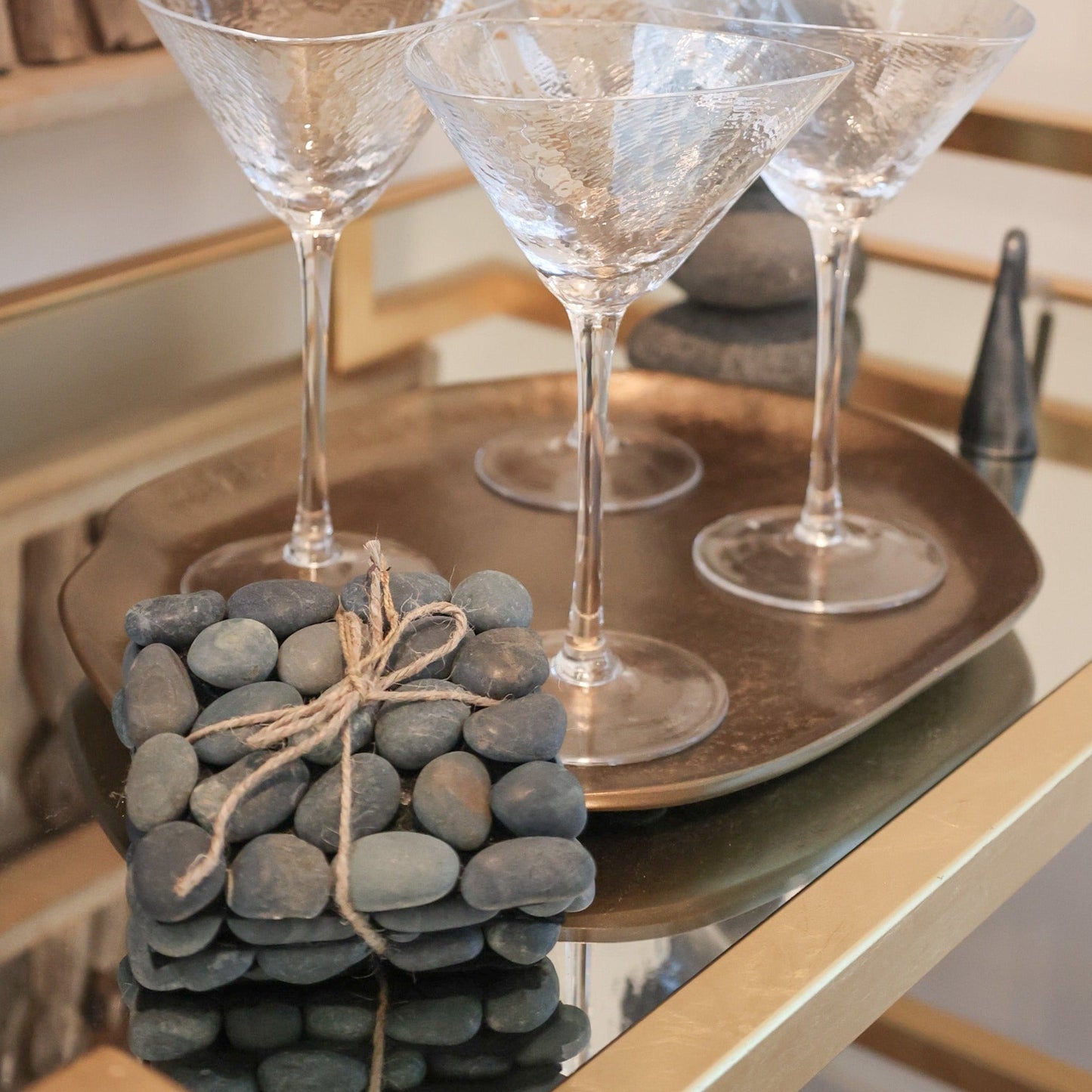 Beachstone™ Coasters (set of 4) - Gray.