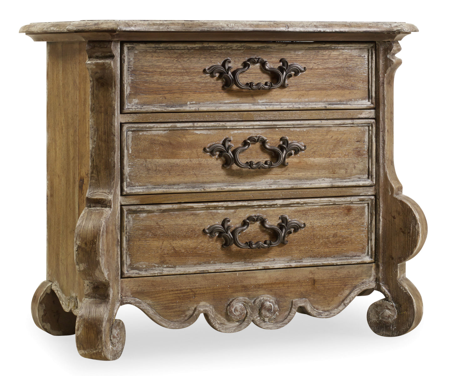 Chatelet Nightstand - Pecan and Cedar Veneers.