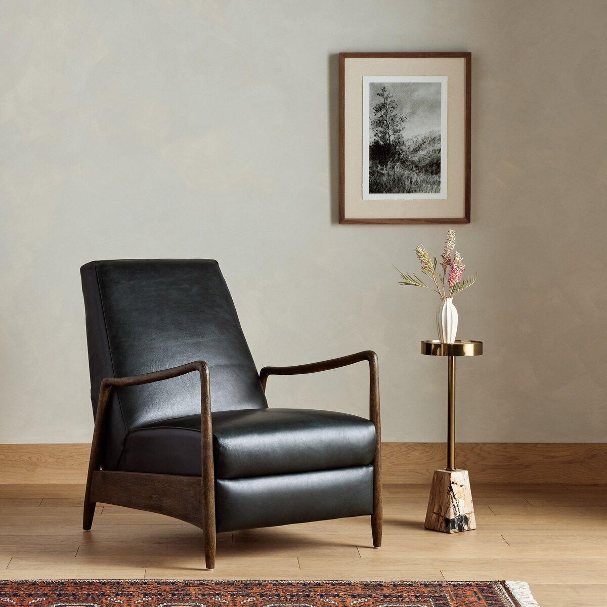 Braden Recliner - Dakota Black.