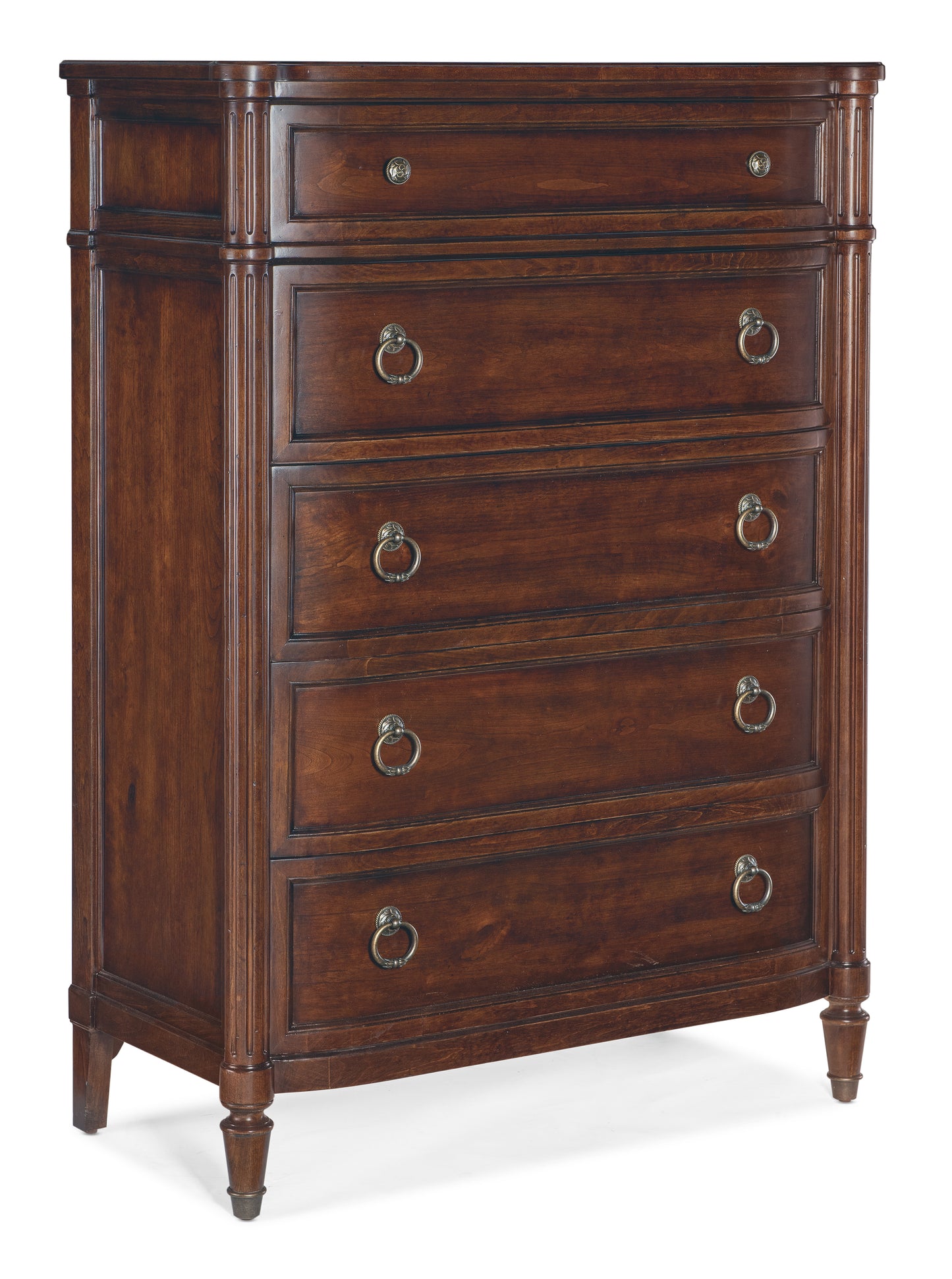Charleston Five-Drawer Chest - Maraschino Cherry.