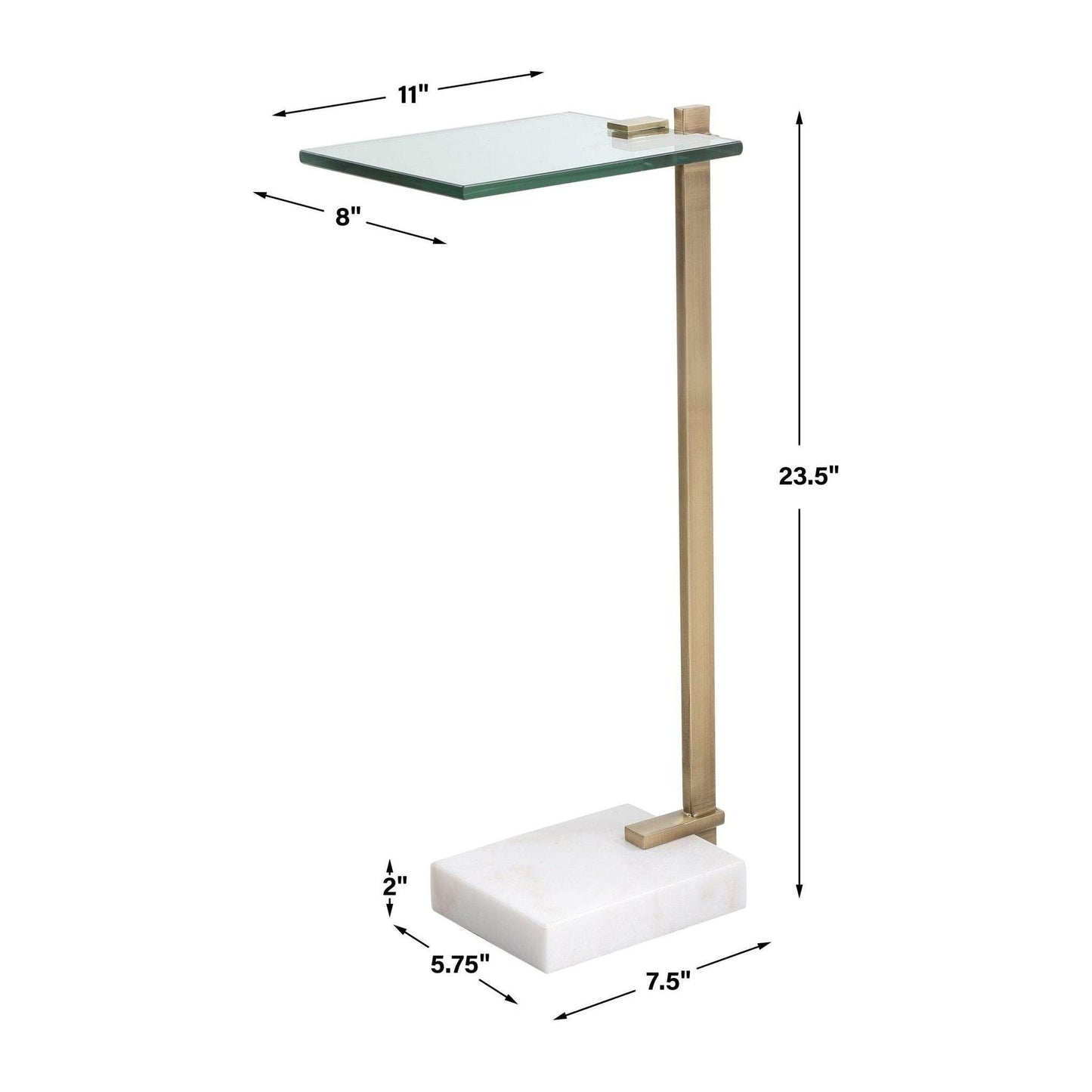 Butler Brass Accent Table.