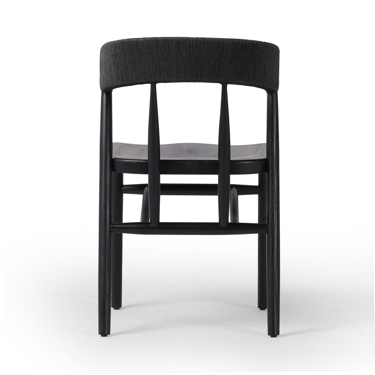 Buxton Dining Chair - Black Rush.