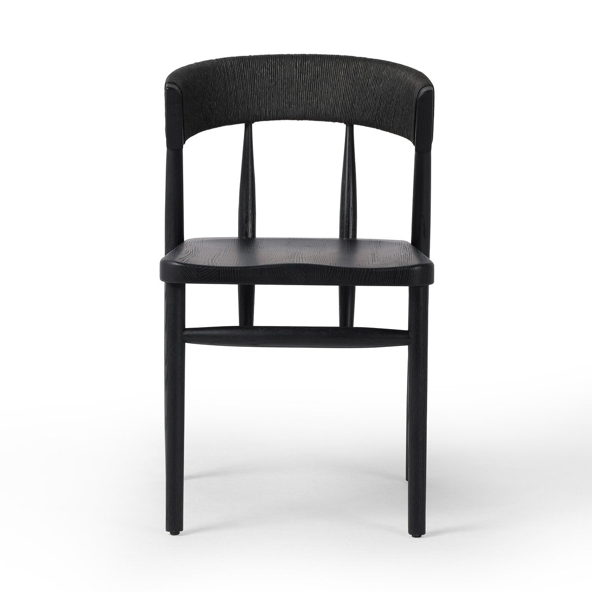 Buxton Dining Chair - Black Rush.