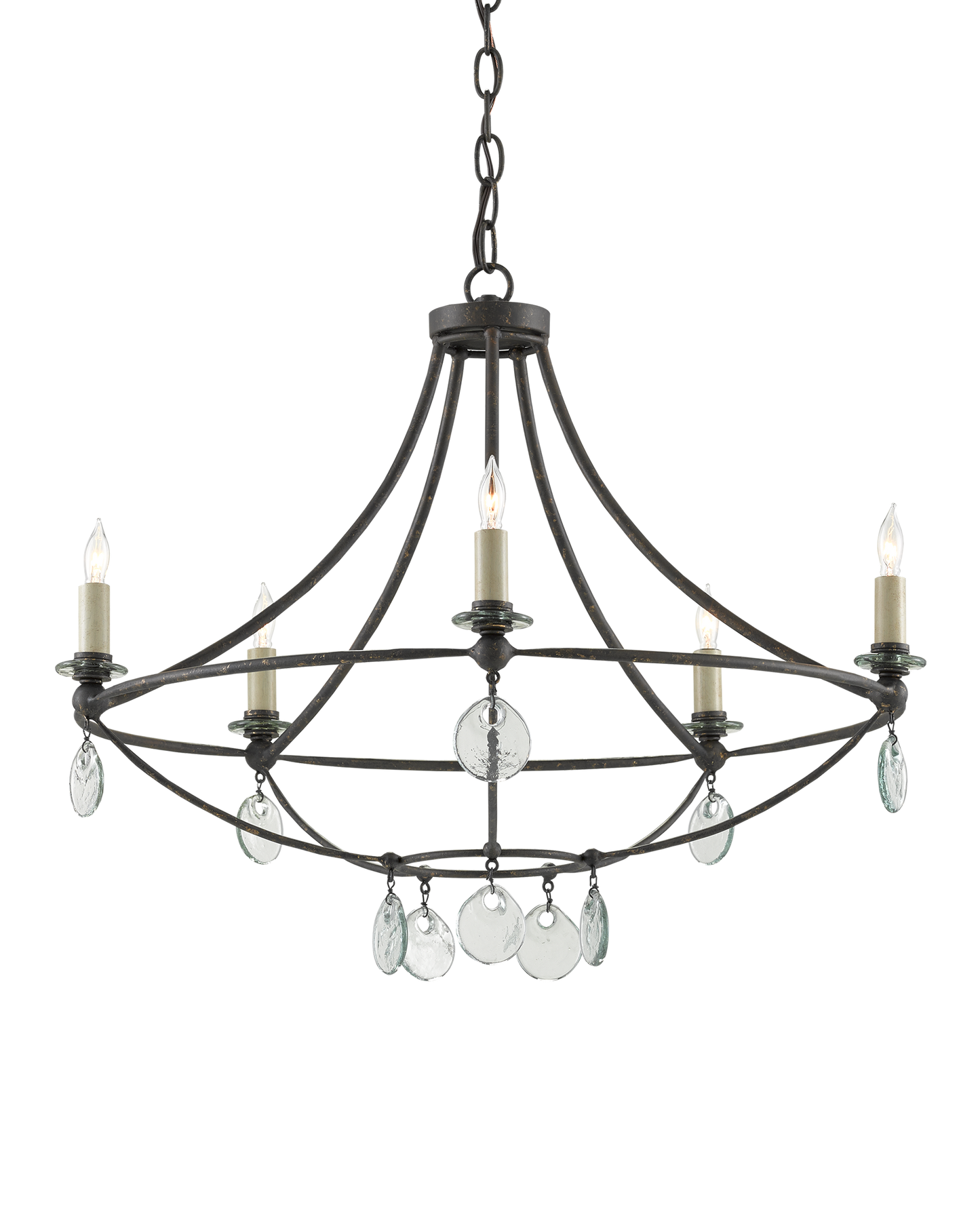 Novella Small Black Chandelier.