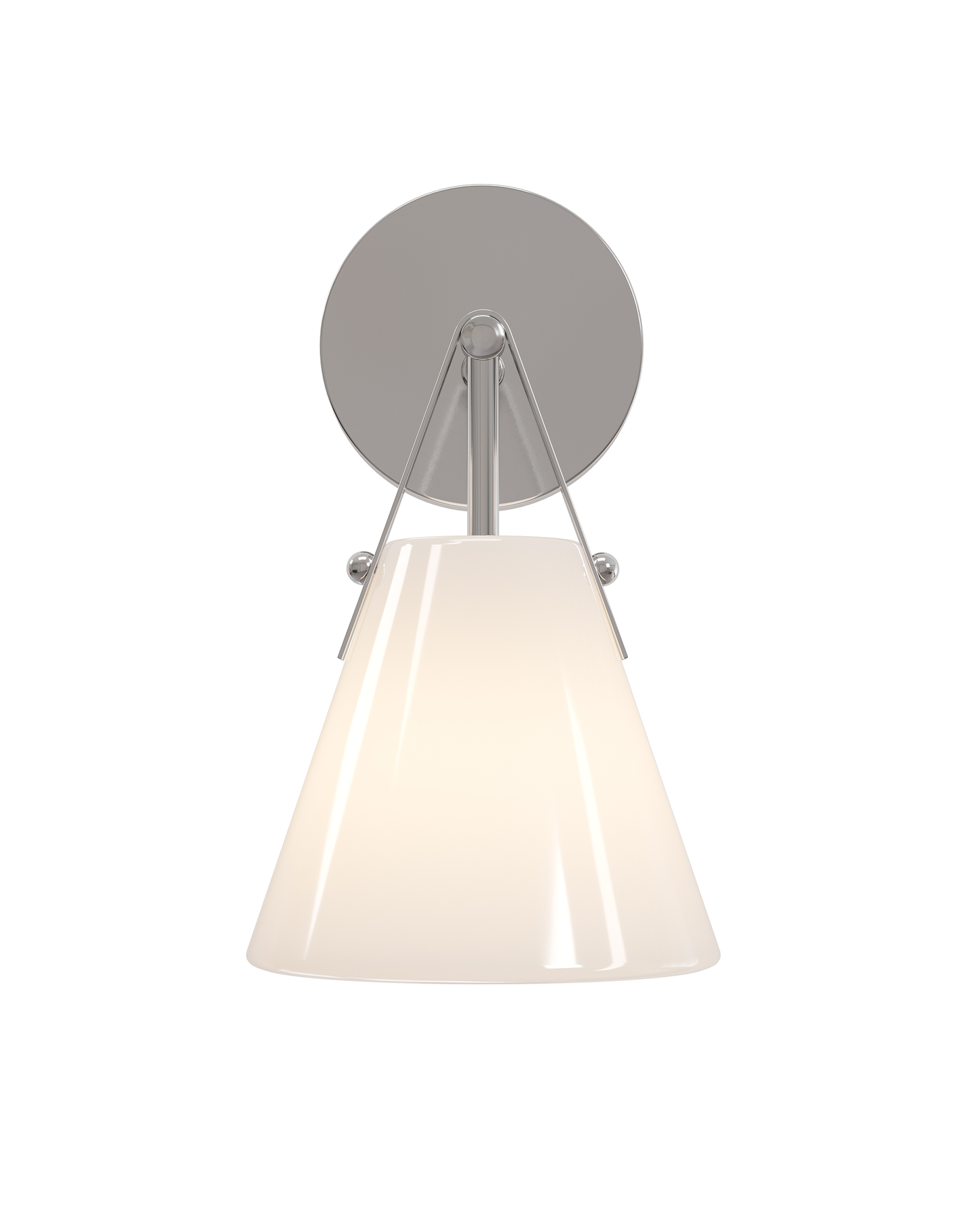 Bronwen Nickel Bath Wall Sconce.