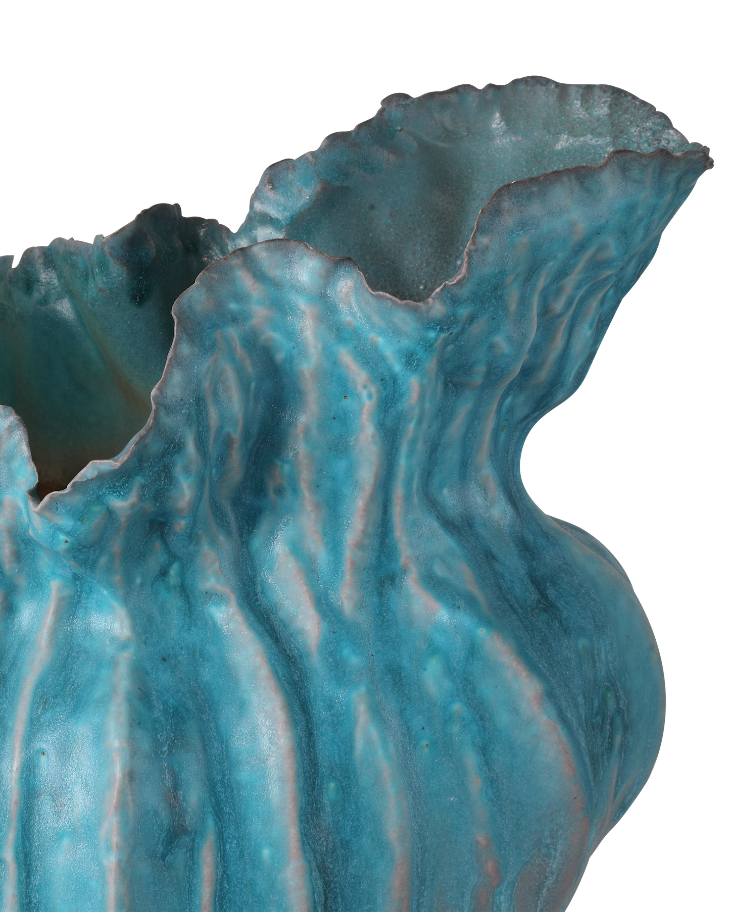 Flying Silk Blue Vase.