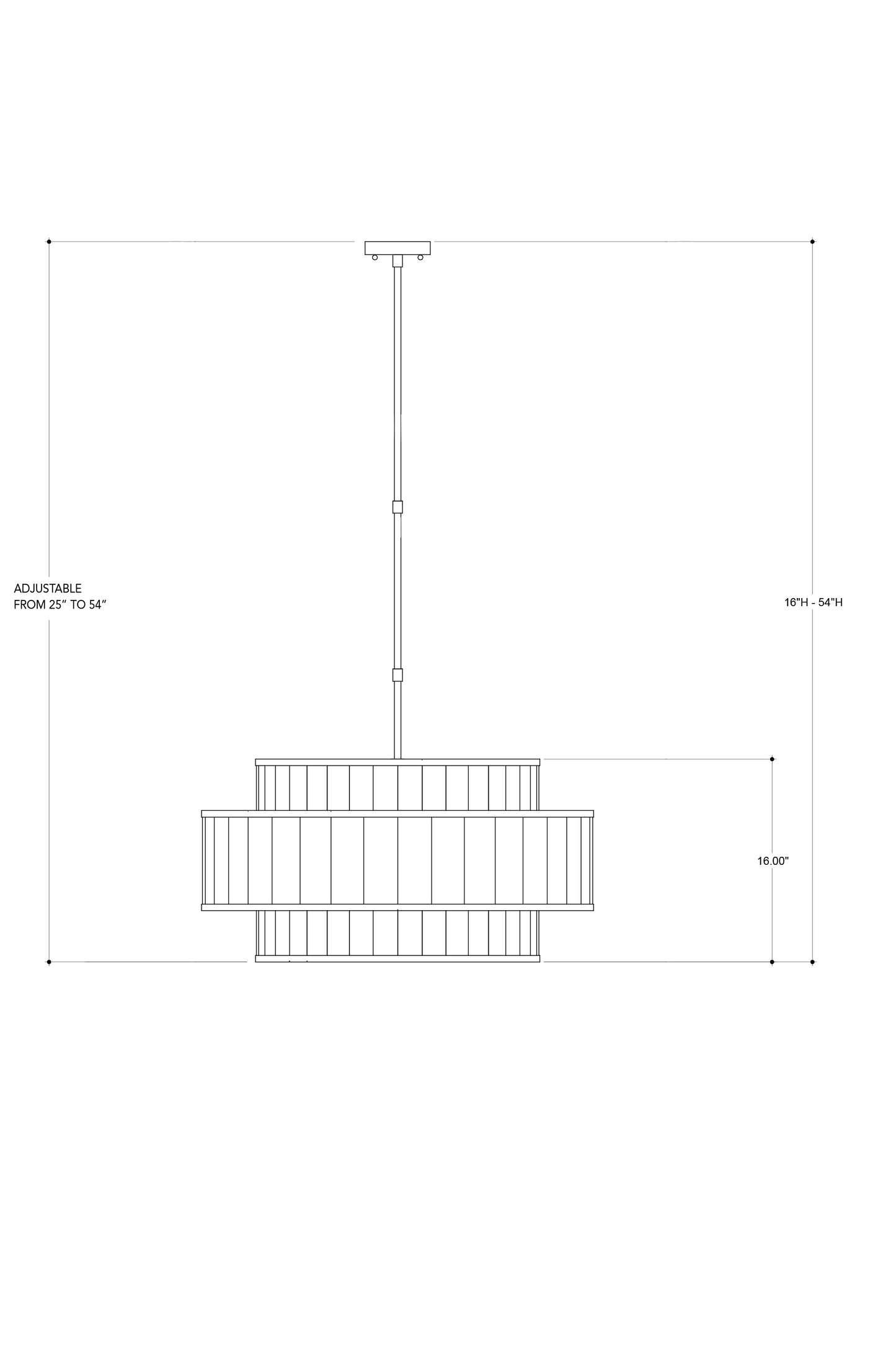 Fantine Large Chandelier.