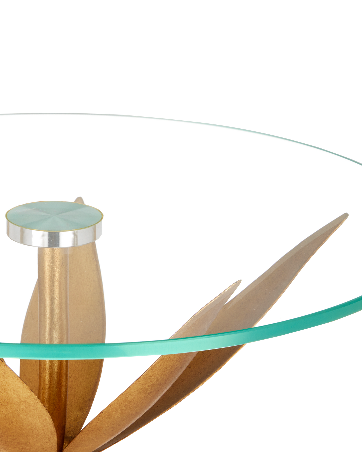 Paradiso Silver & Gold Accent Table.
