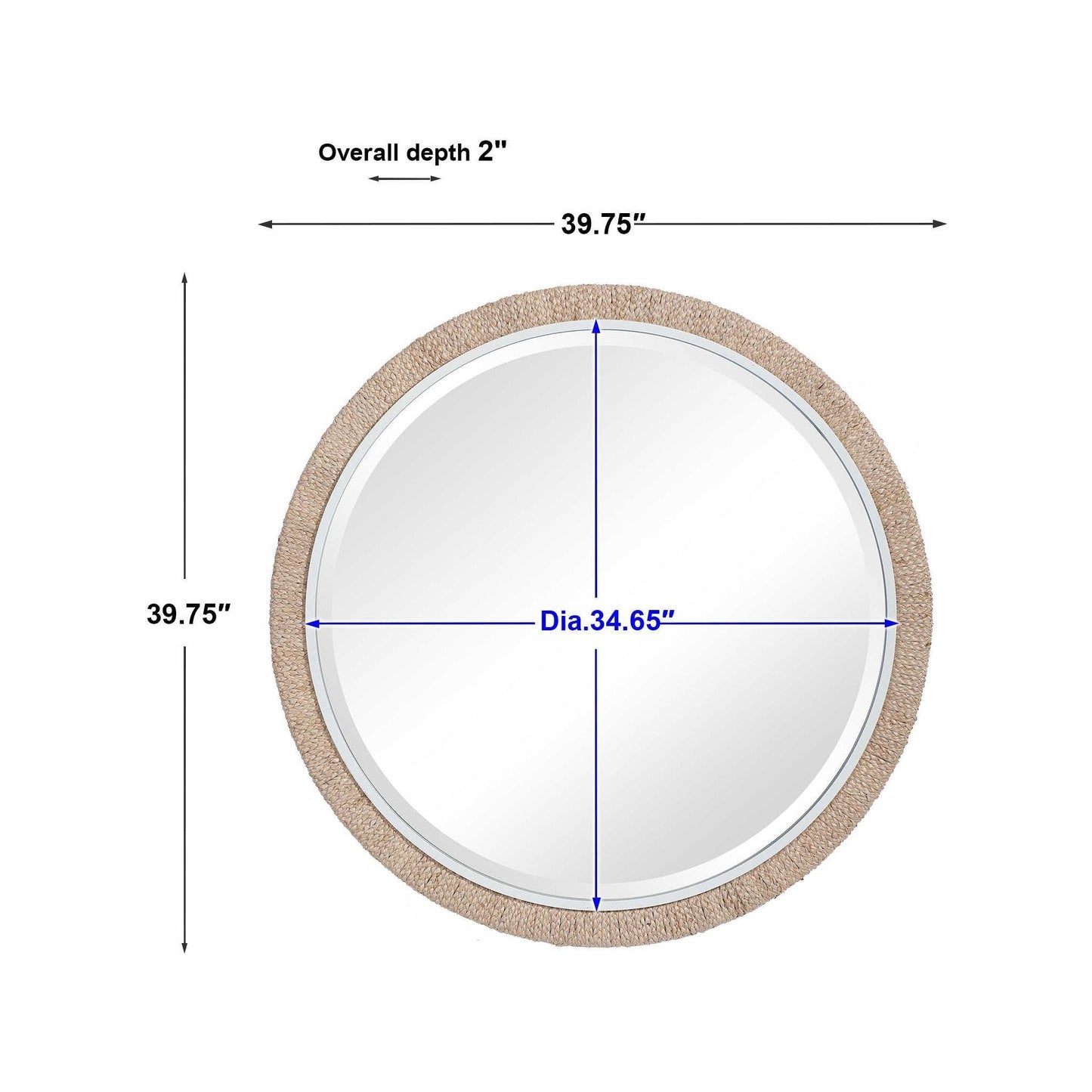 Carbet Round Mirror.
