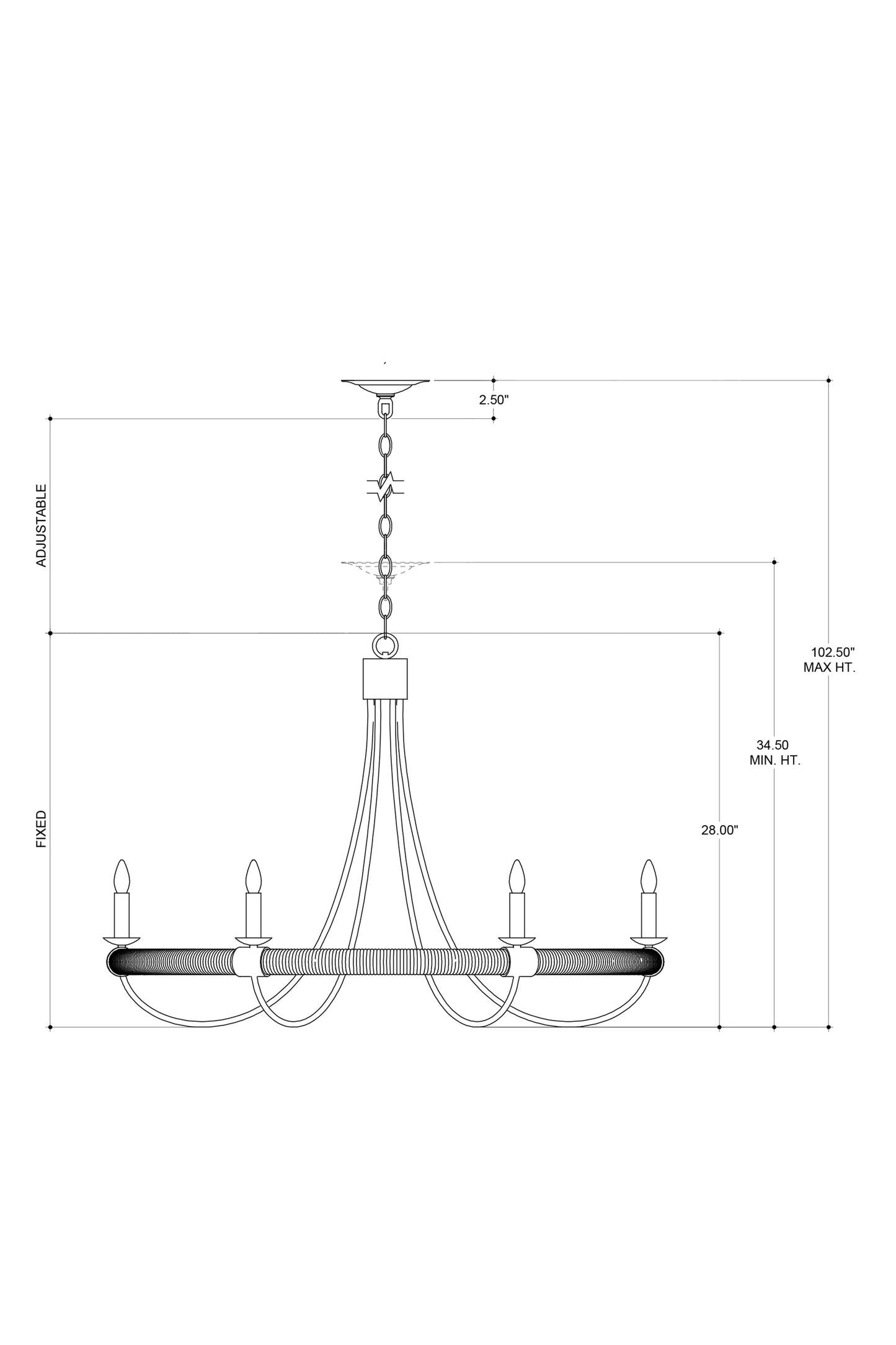 Shipwright Chandelier.