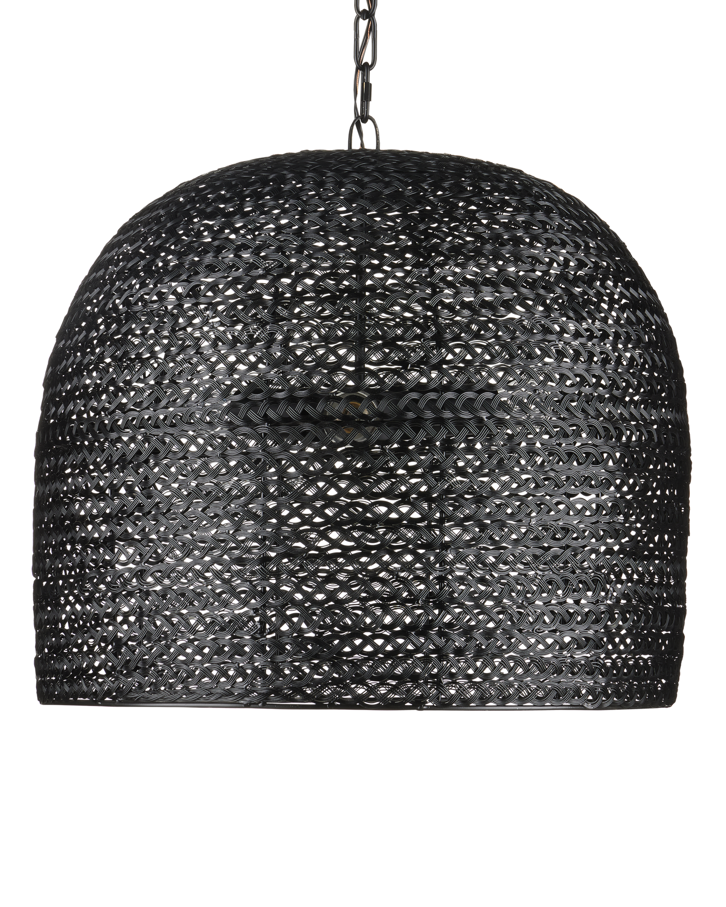 Piero Medium Black Chandelier.