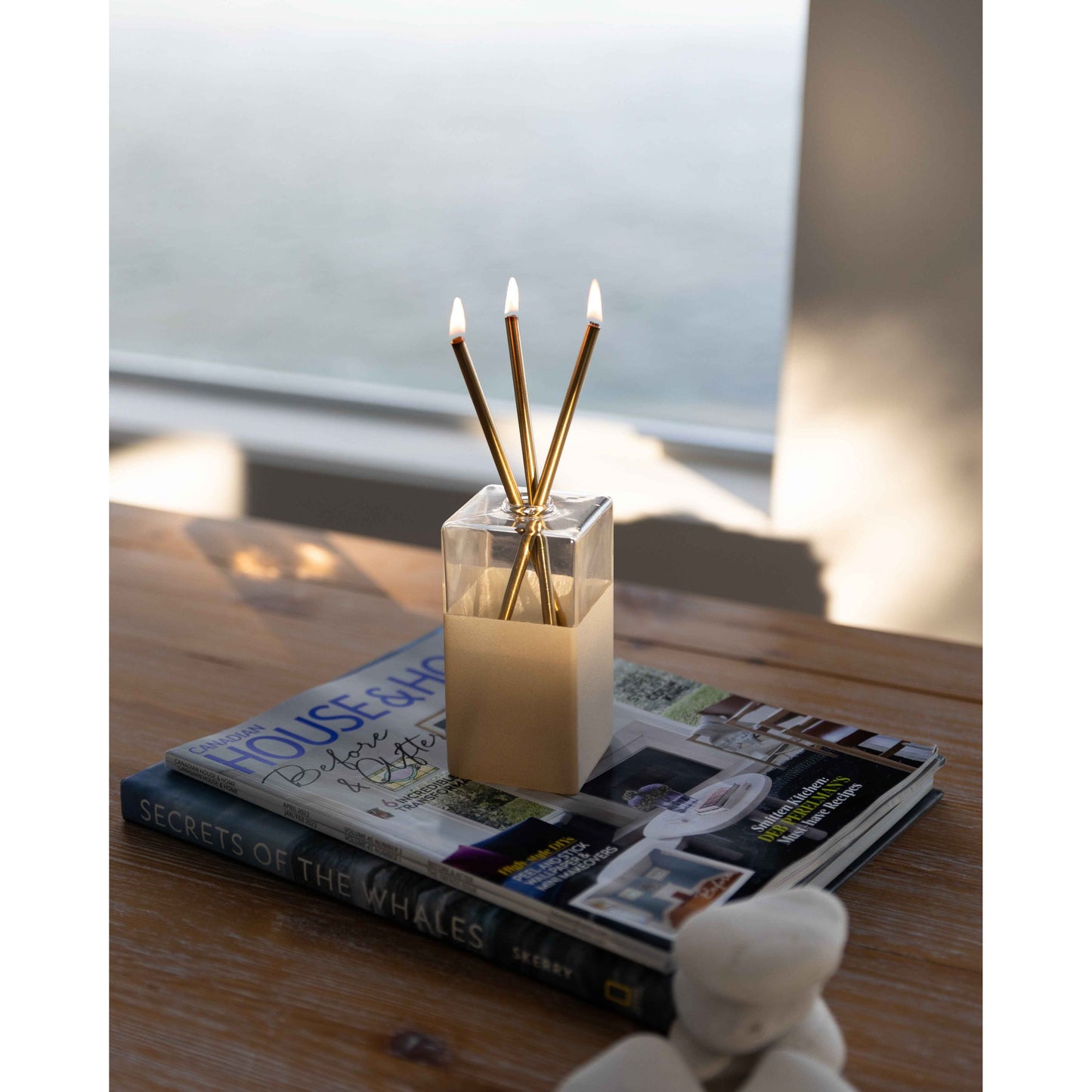 Gold Everlasting Candle – Reusable Steel Candles.