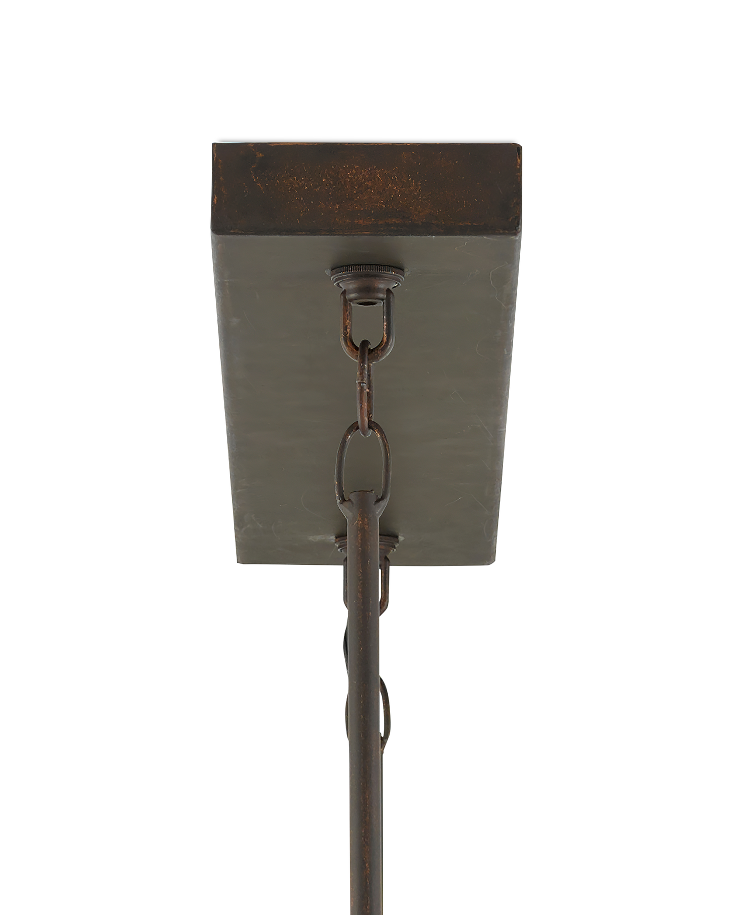 Middleton Rectangular Bronze Chandelier.