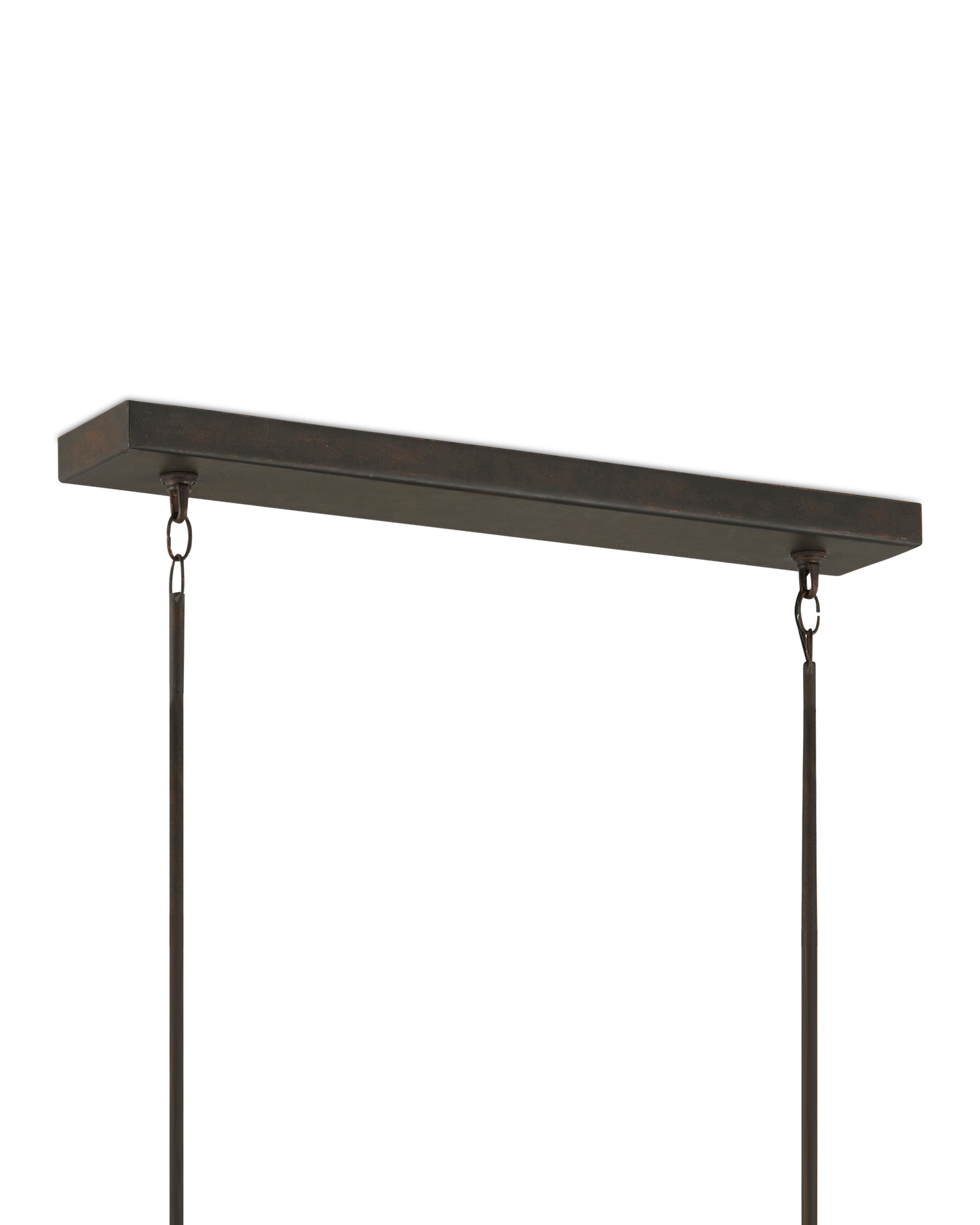 Middleton Rectangular Bronze Chandelier.