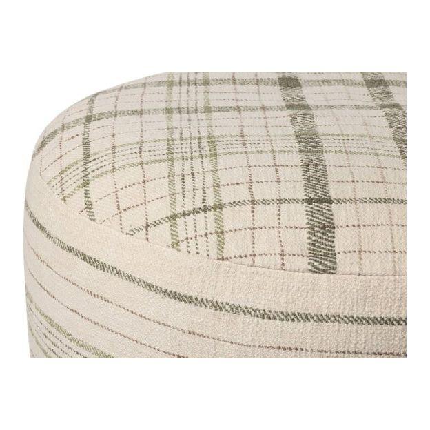 Chris Loves Julia × Loloi Woven Pouf.