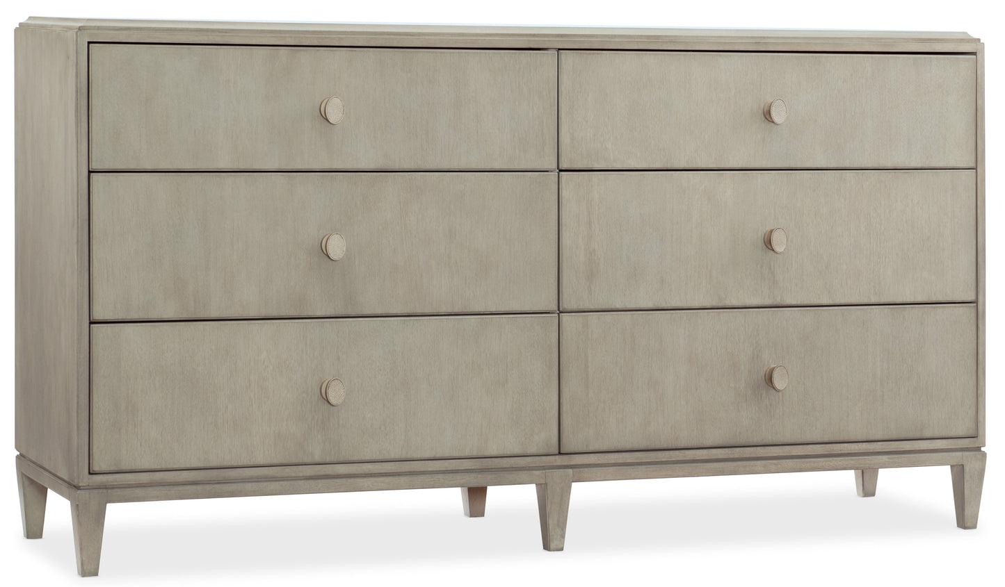 Elixir Six-Drawer Dresser.