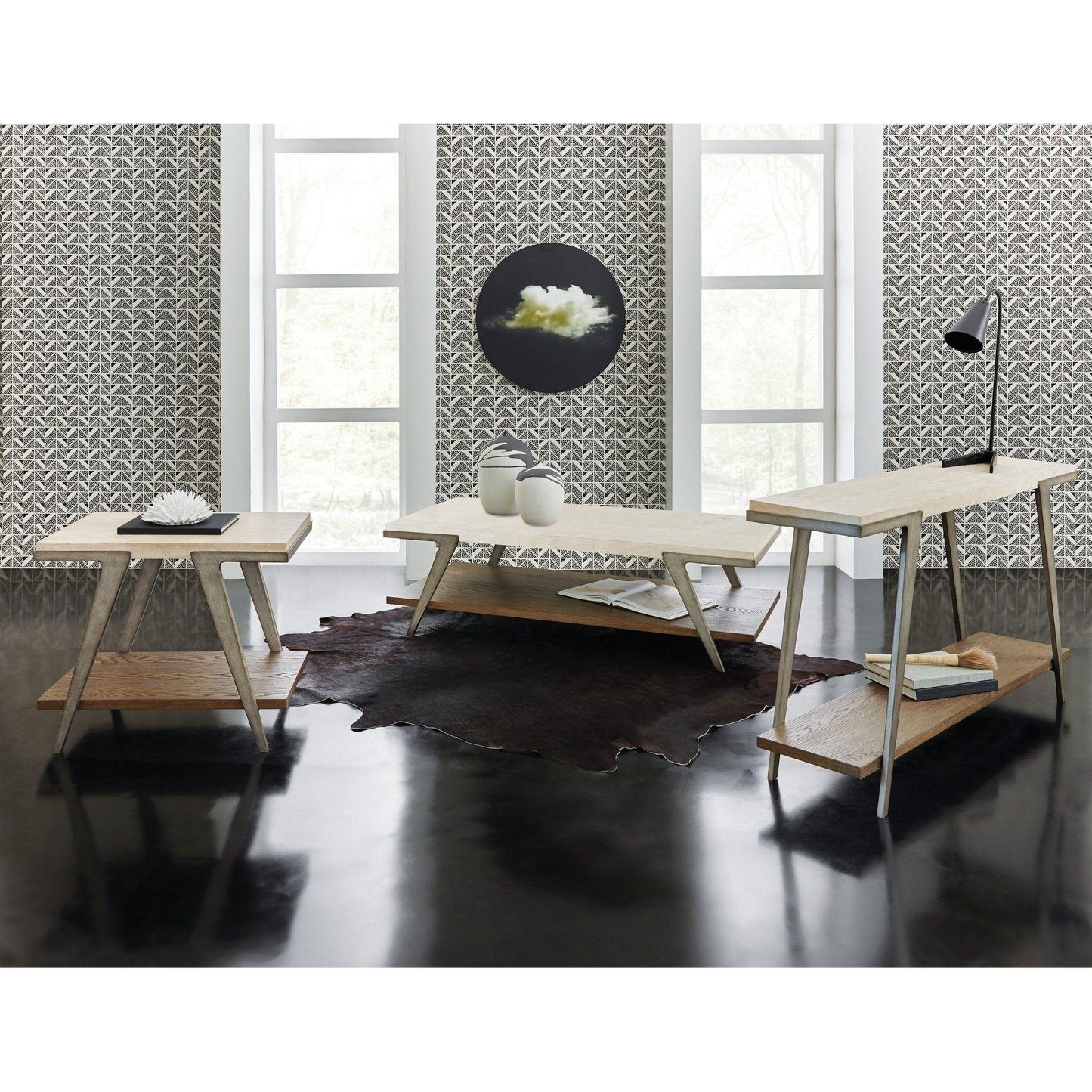 Commerce and Market Boomerang Console Table.