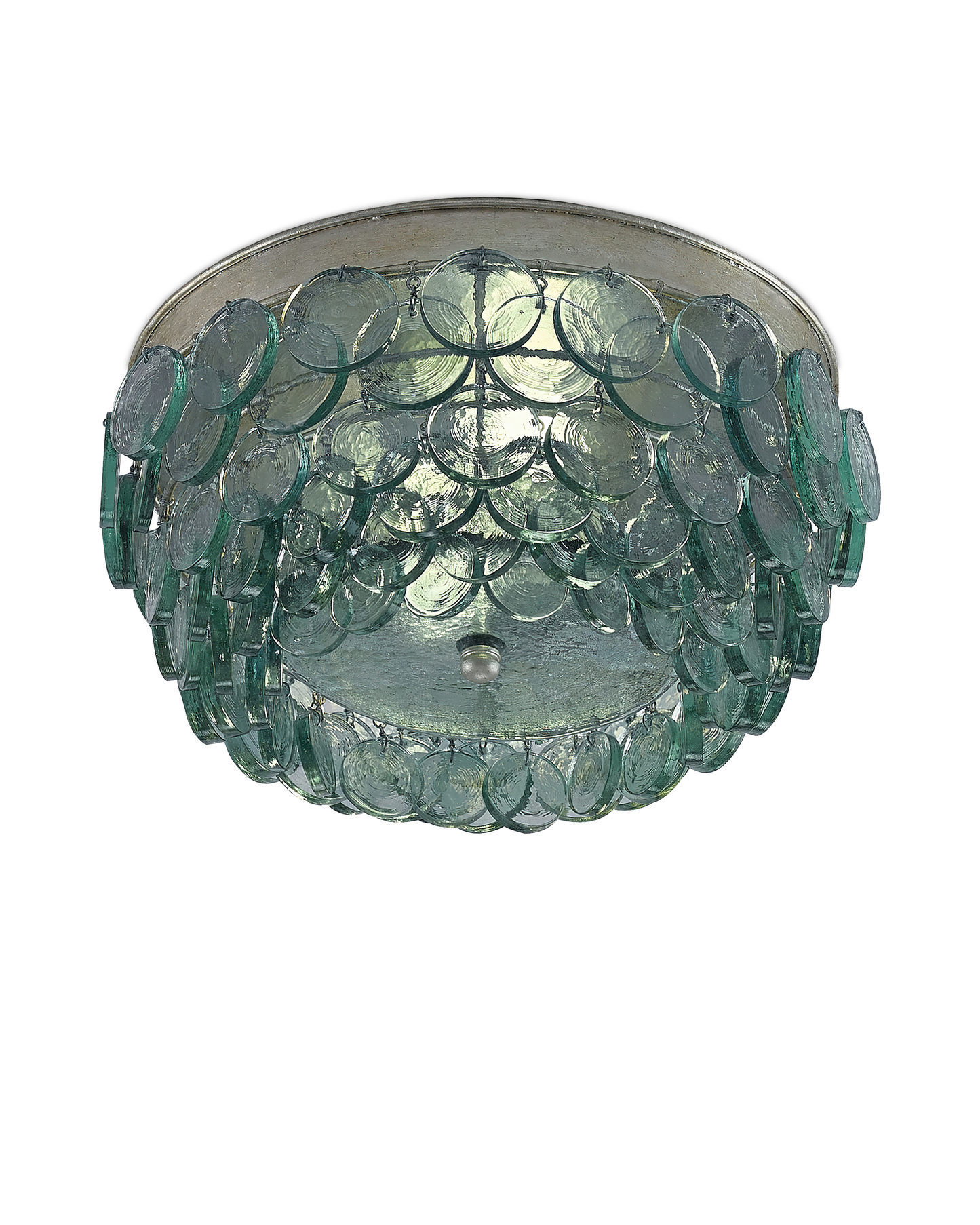 Braithwell Recycled Glass Flush Mount.