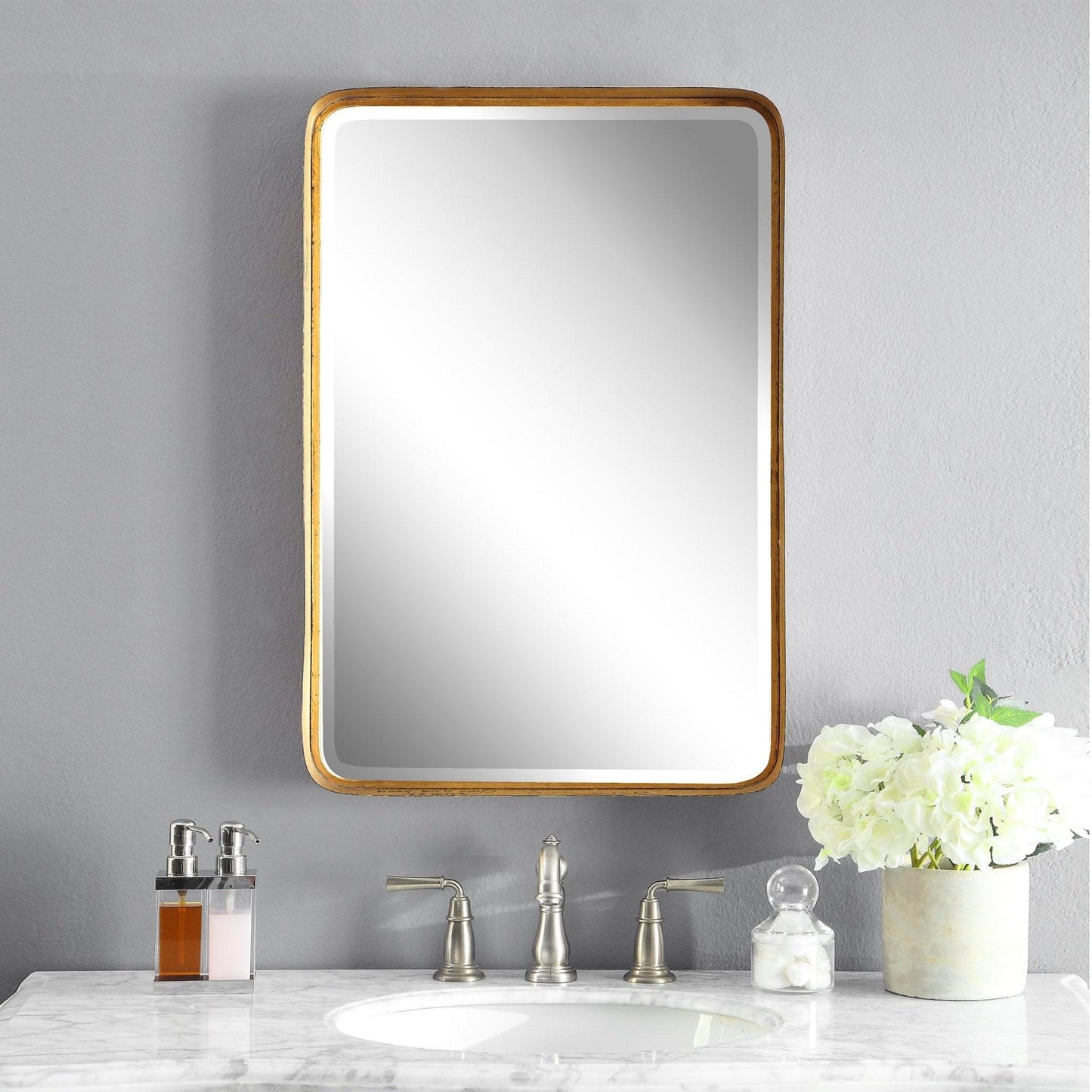 Crofton Antique Gold Mirror.