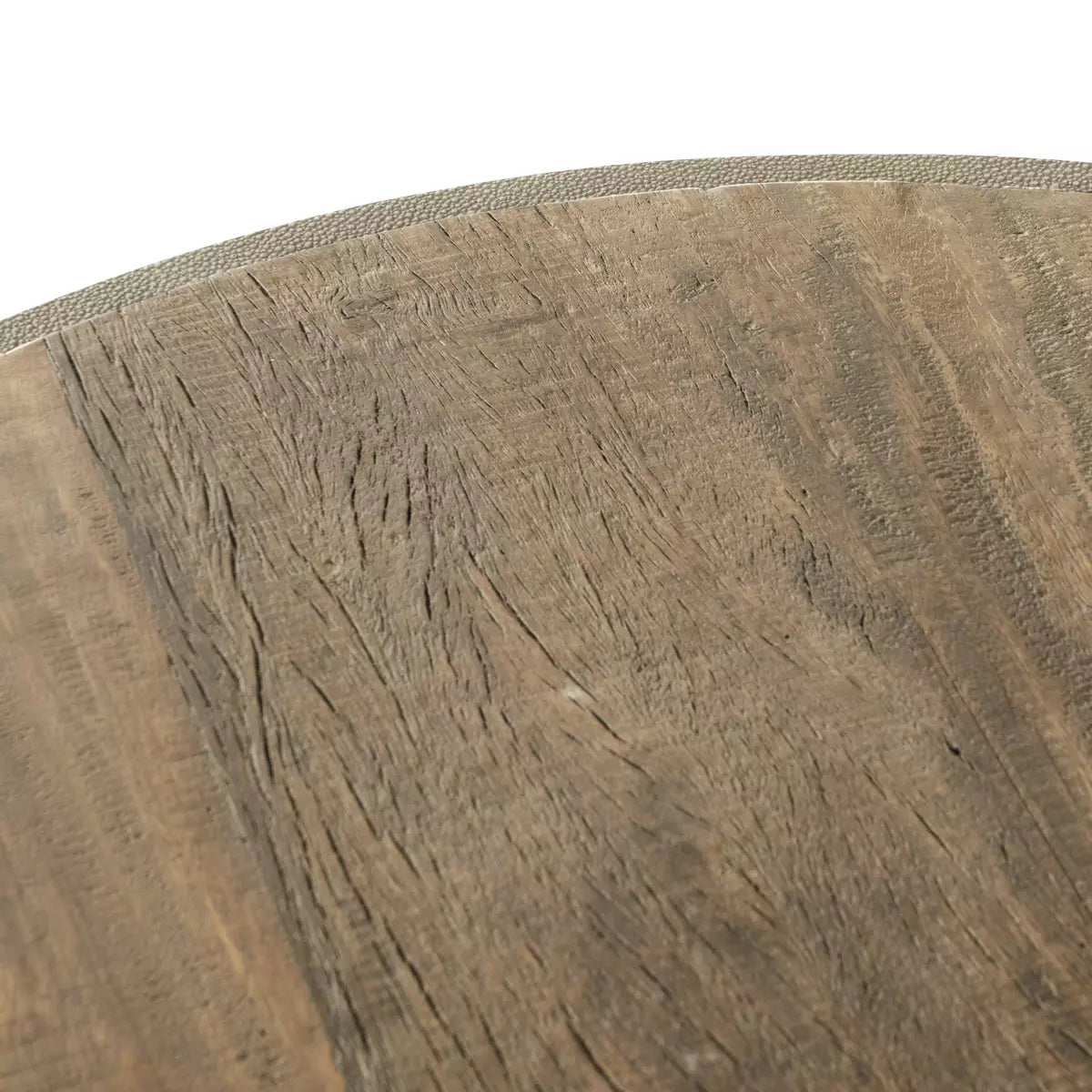 Crosby Round Coffee Table - Natural Resawn Oak.