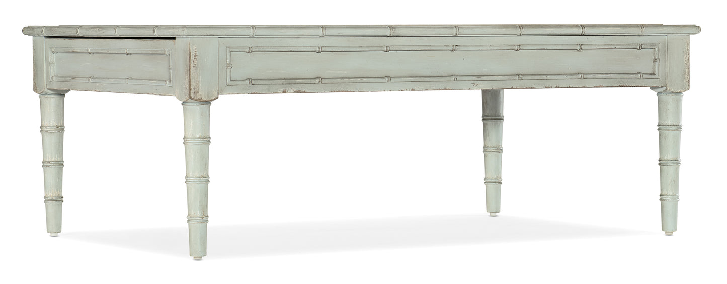 Charleston Rectangle Cocktail Table - Haint Blue.
