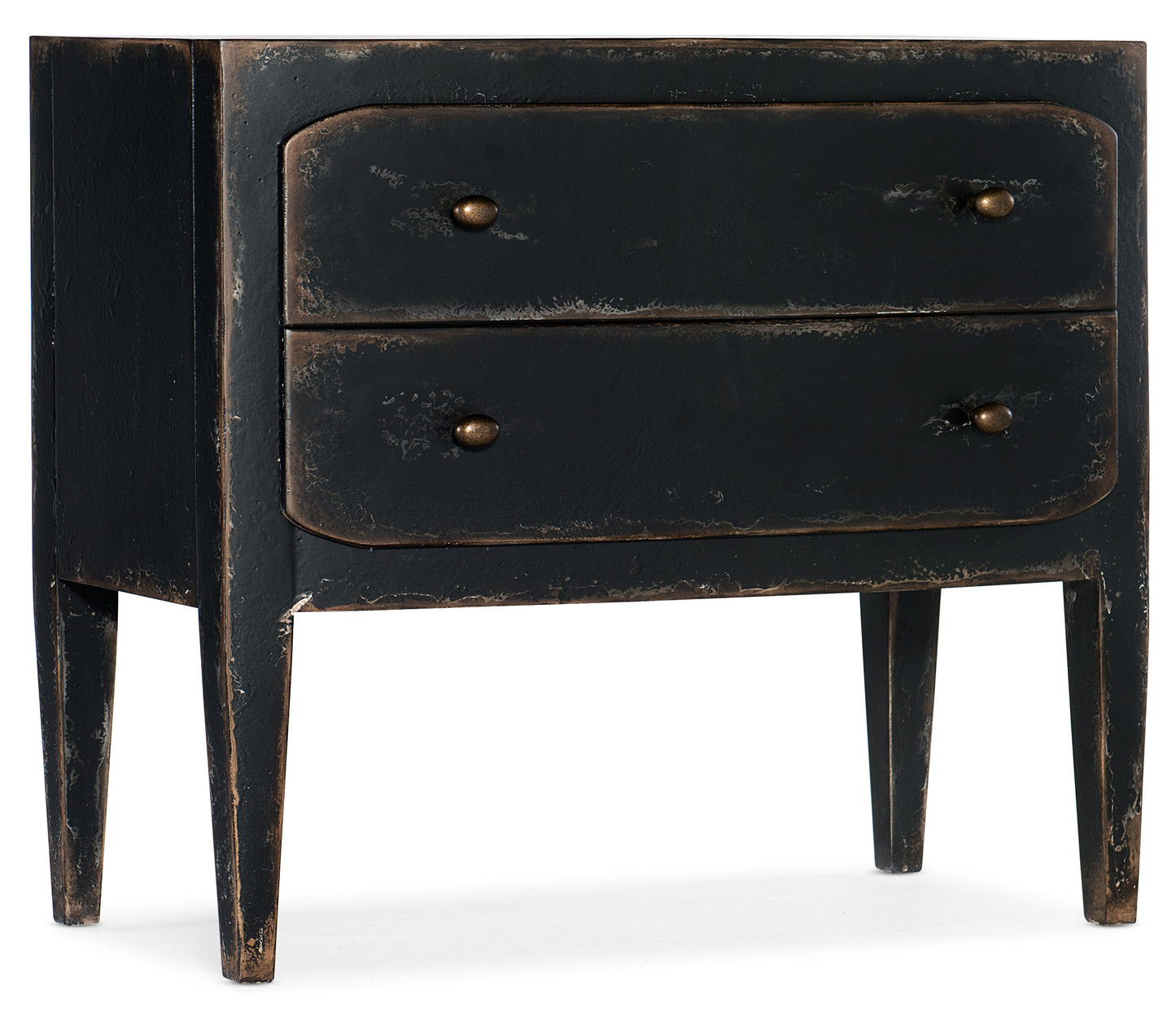Ciao Bella Two-Drawer Nightstand- Black.