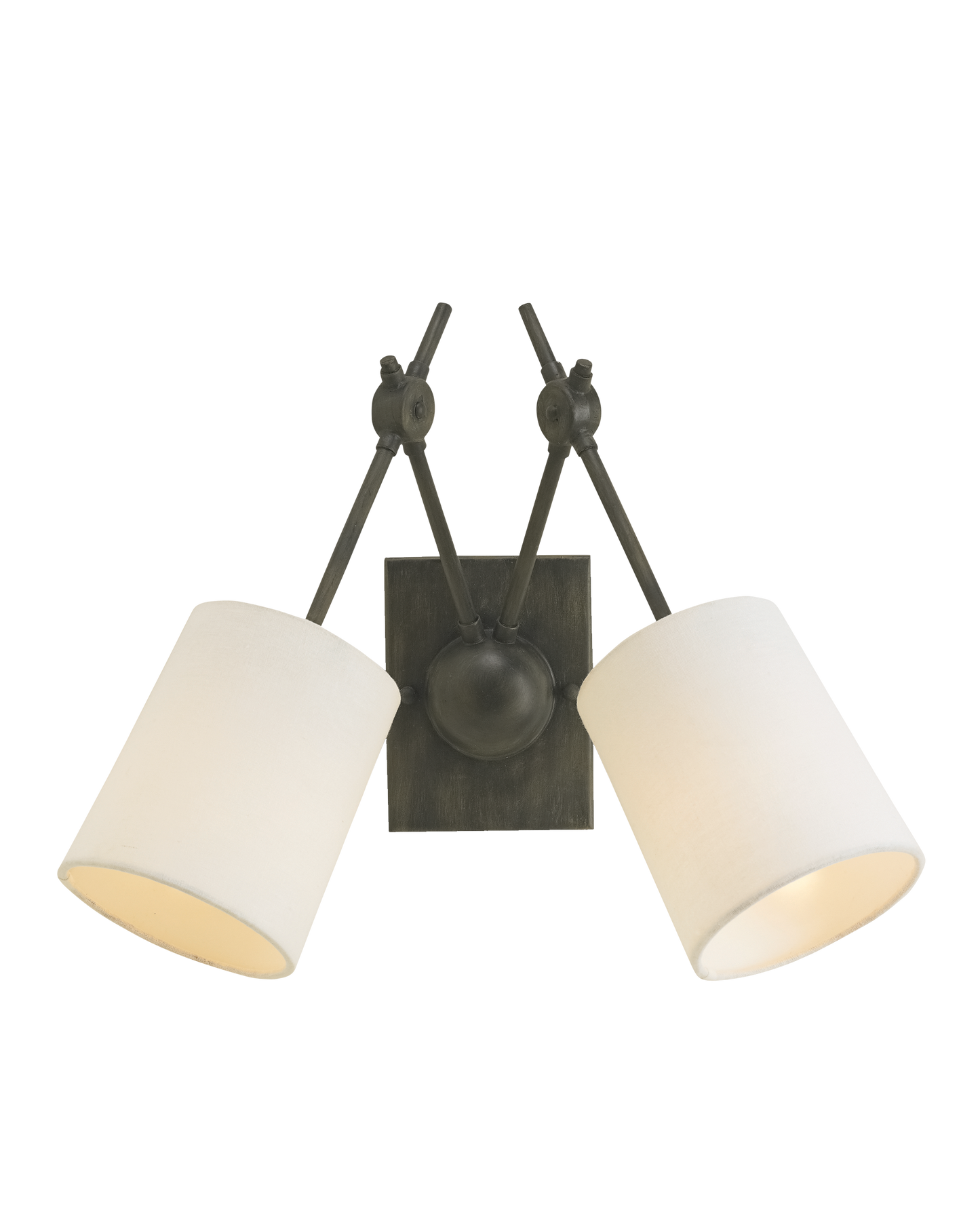 Compass Black Wall Sconce.