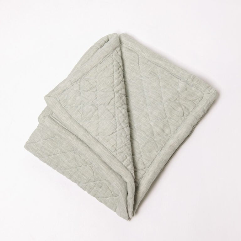 Dale Linen Bedding - Sea Glass.