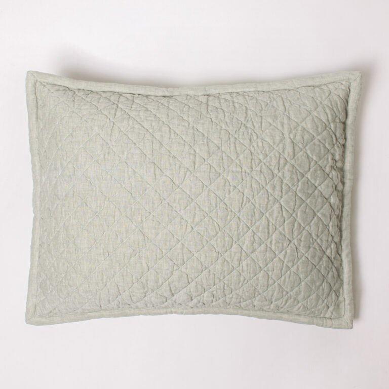 Dale Linen Bedding - Sea Glass.