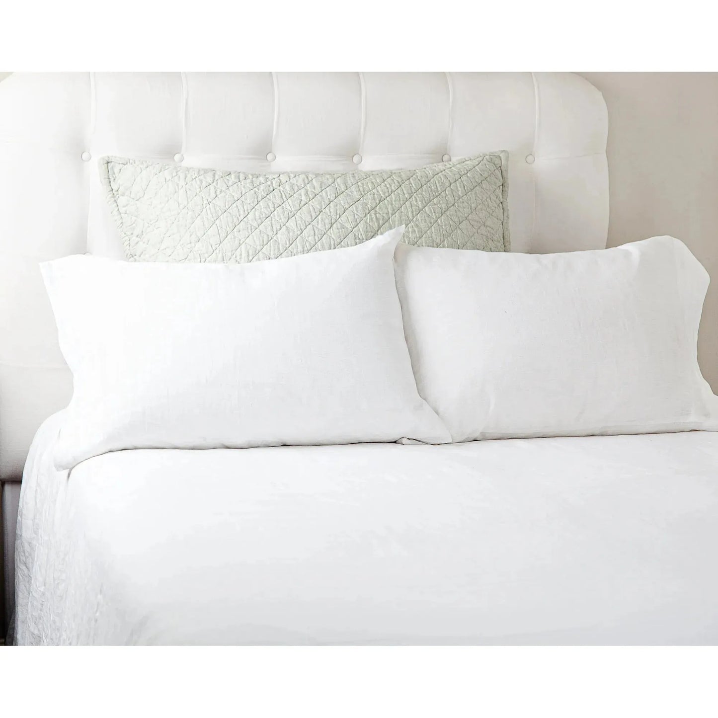 Dale Linen Bedding - Sea Glass.
