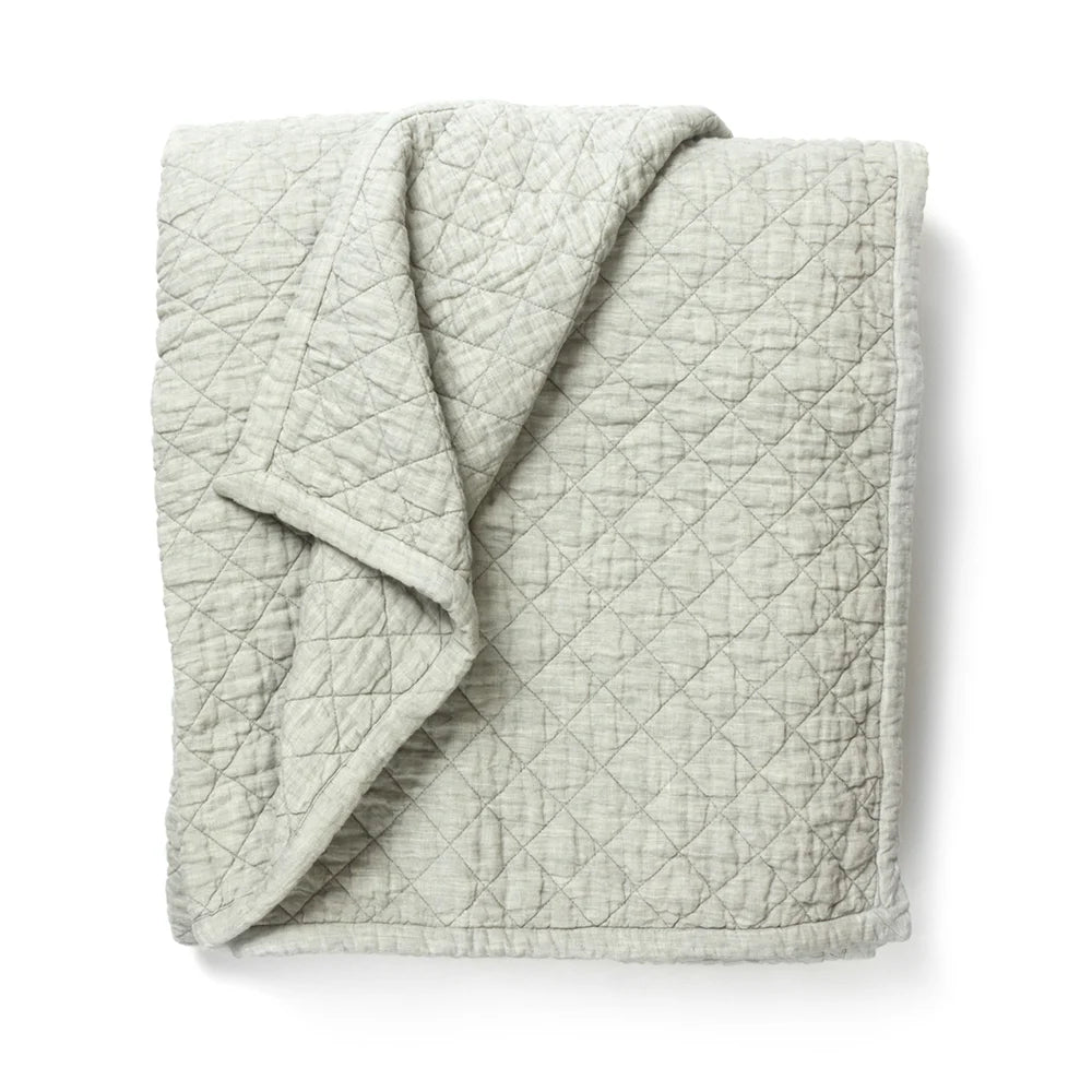 Dale Linen Bedding - Sea Glass.