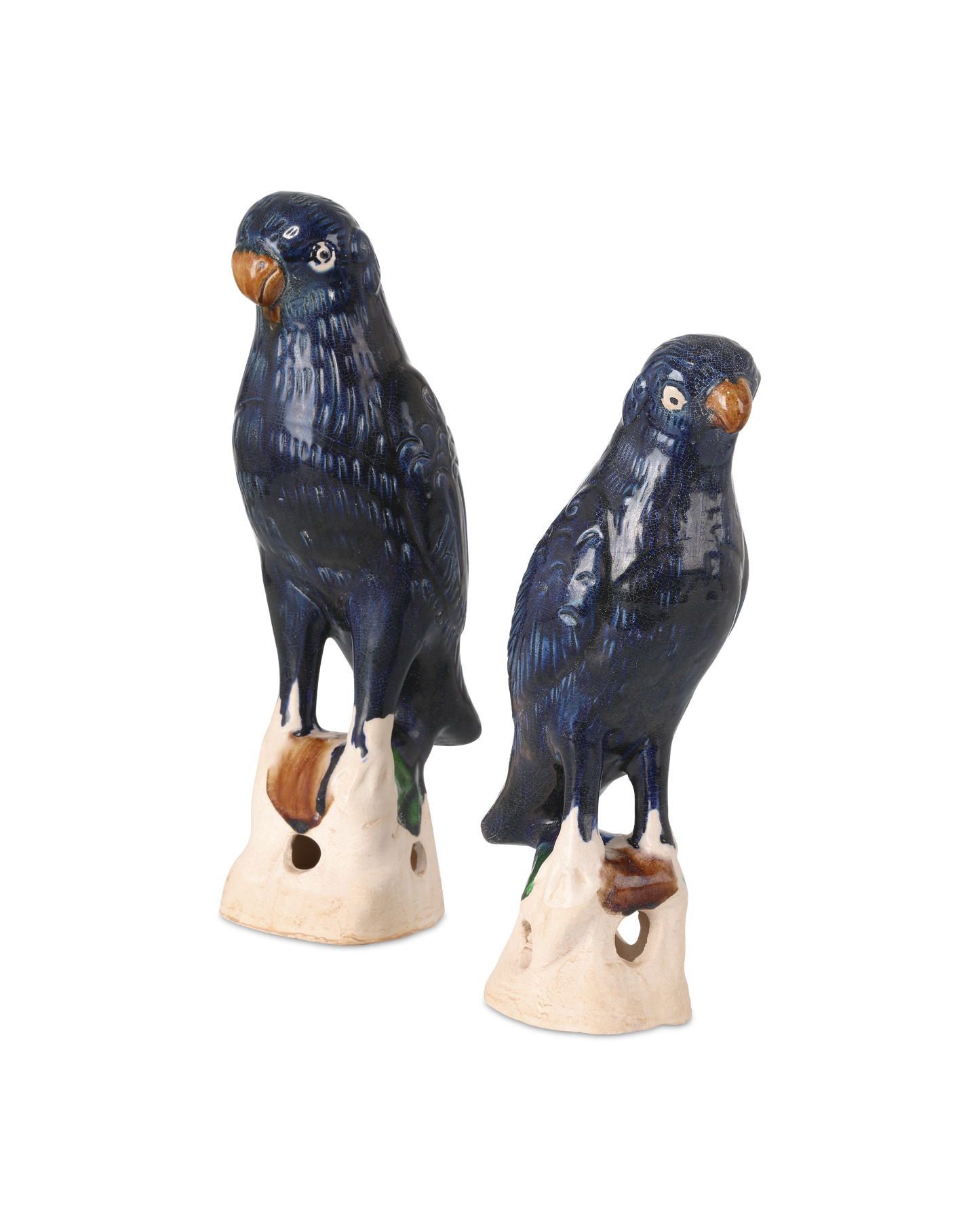 Tang Dynasty Parrots Set of 2.