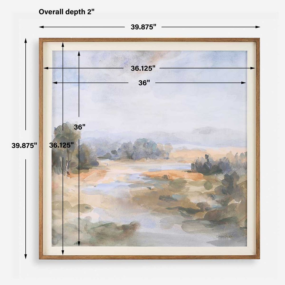 River Afternoon Framed Print.