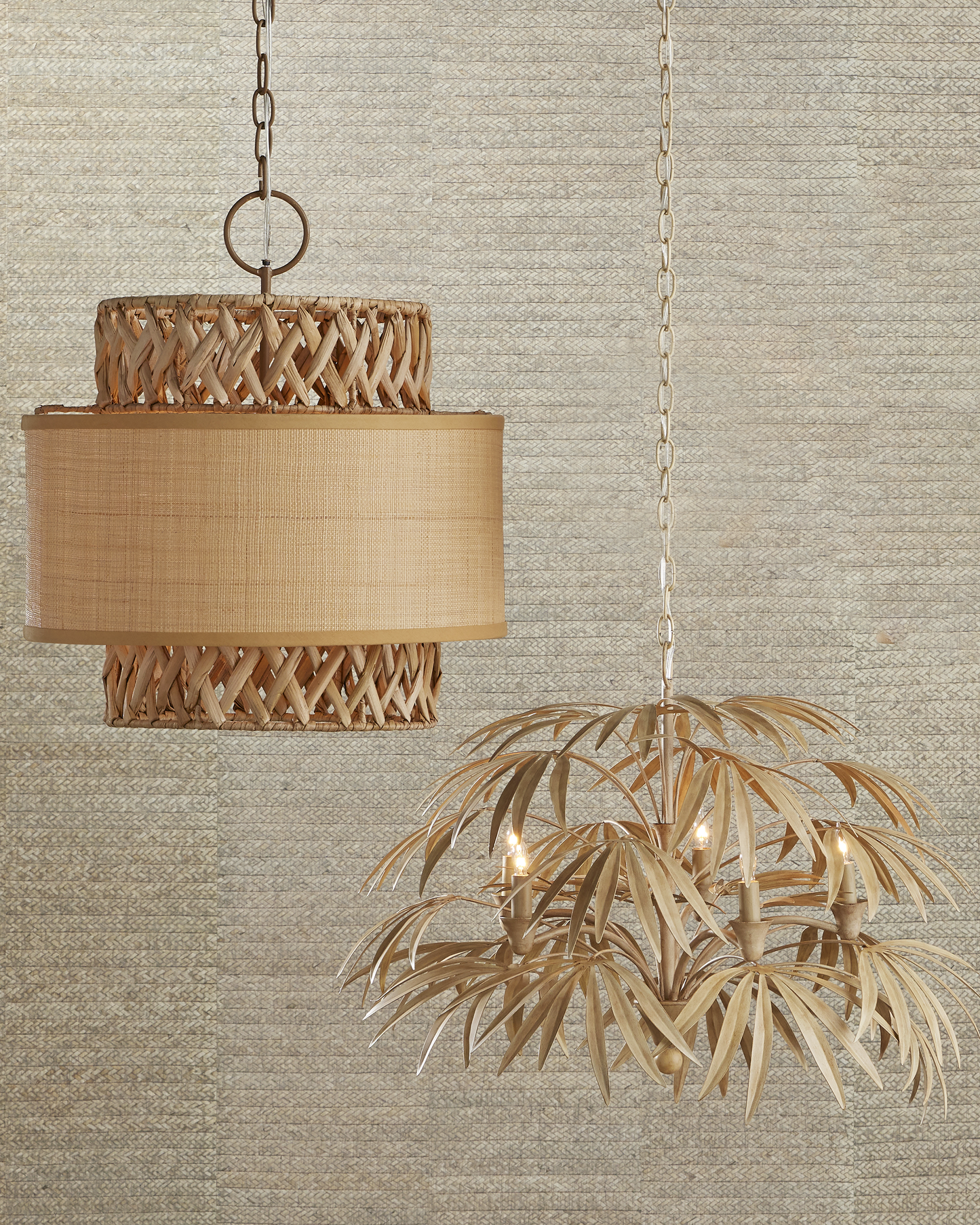 Calliope Coco Cream Chandelier.