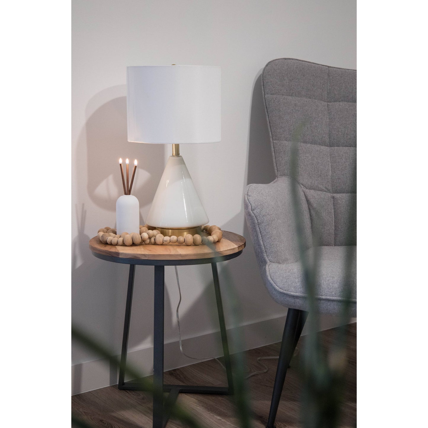 Wylie White Vase Candle Holder.