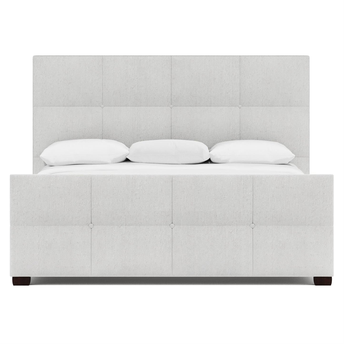 Derrick Fabric Panel King Bed with Footboard – Custom.