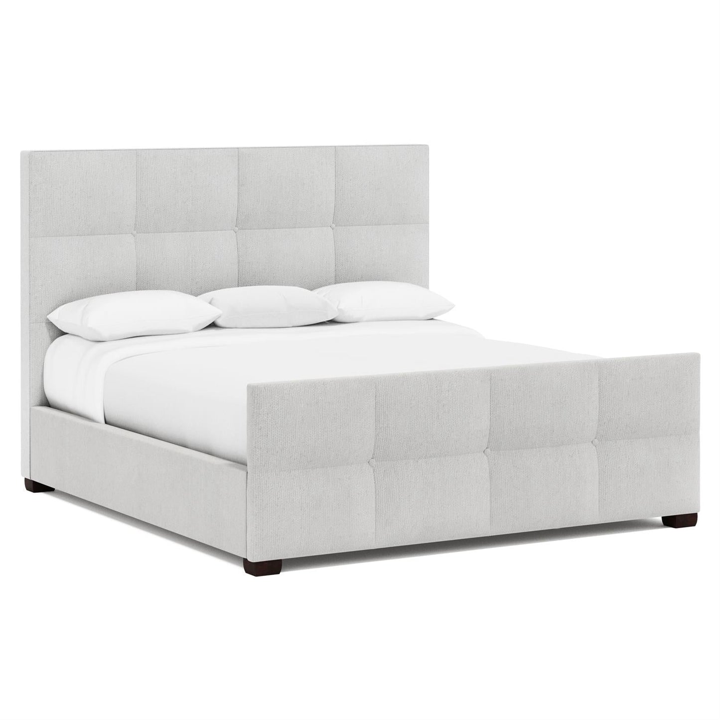 Derrick Fabric Panel King Bed with Footboard – Custom.