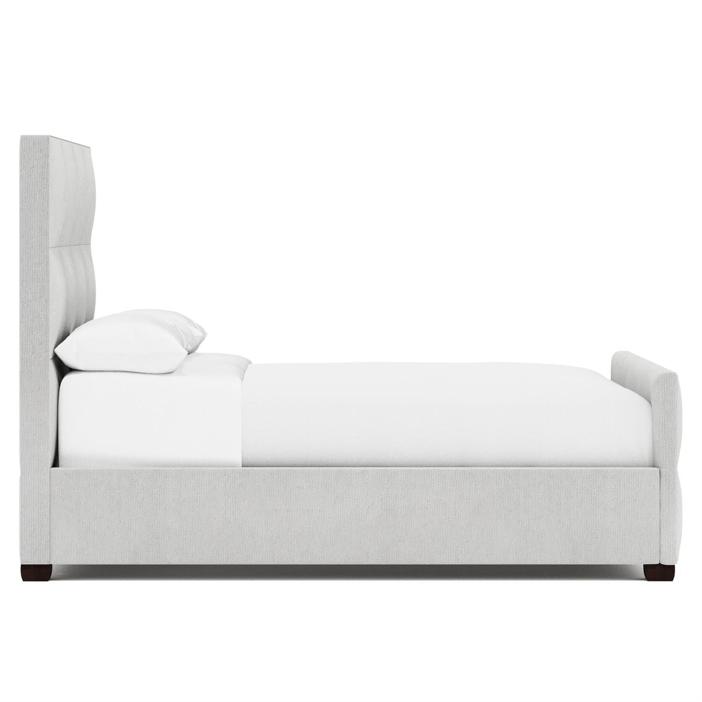 Derrick Fabric Panel King Bed with Footboard – Custom.
