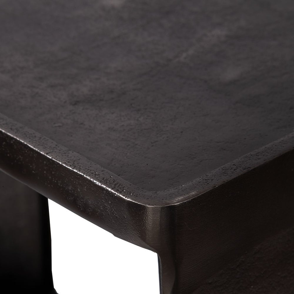 Derwent Side Table - Dark Nickel.