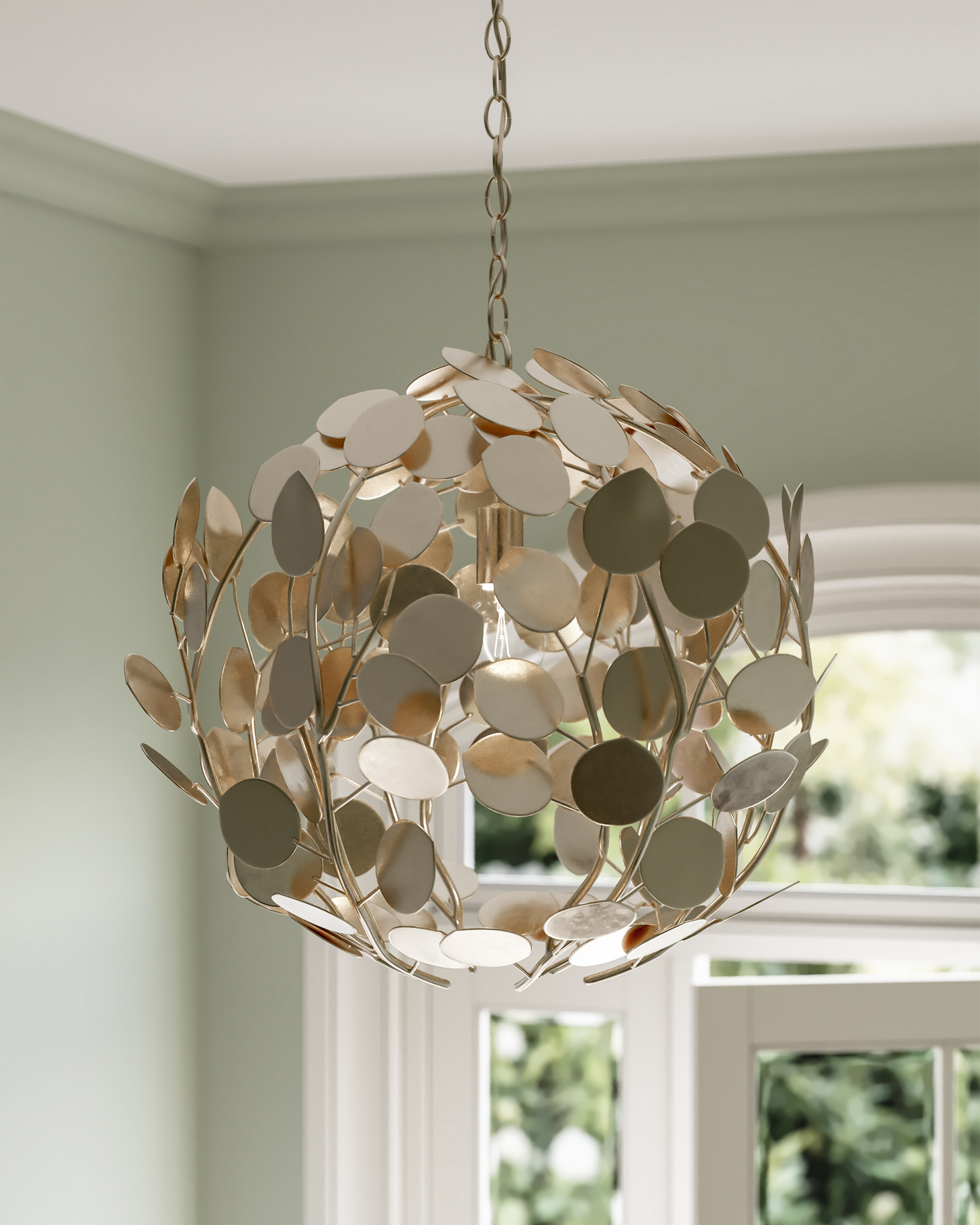 Lunaria Orb Chandelier.
