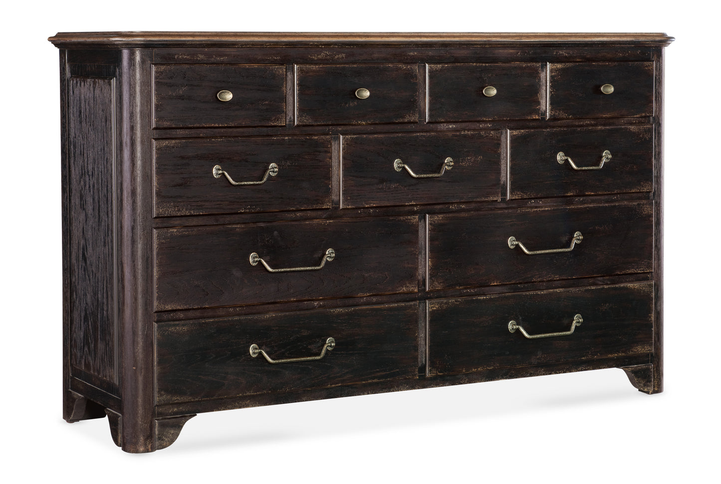 Americana Dresser with 11 Drawers - Black