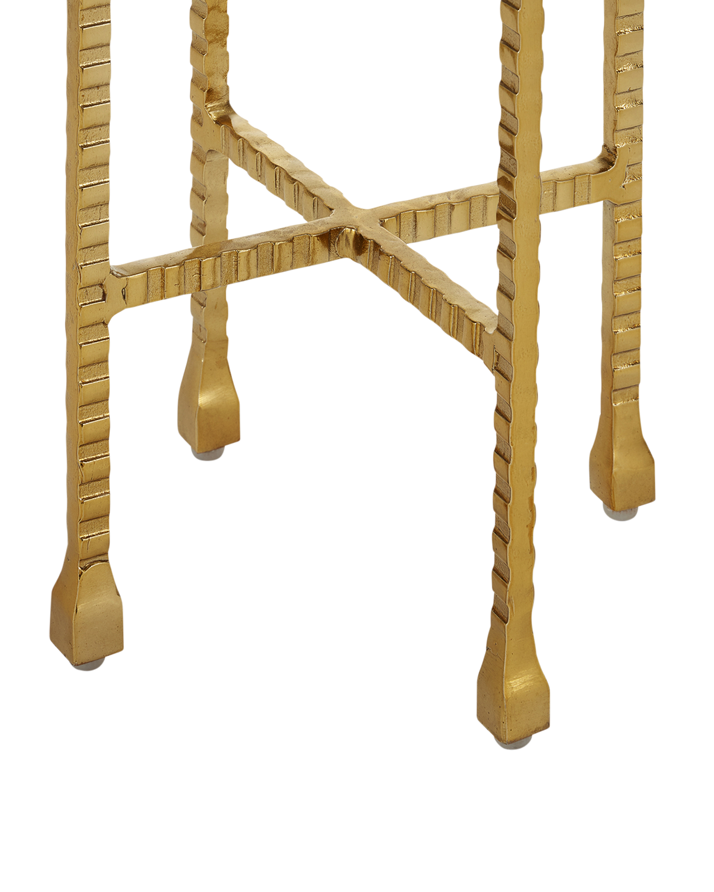 Flying Marble Gold Drinks Table.