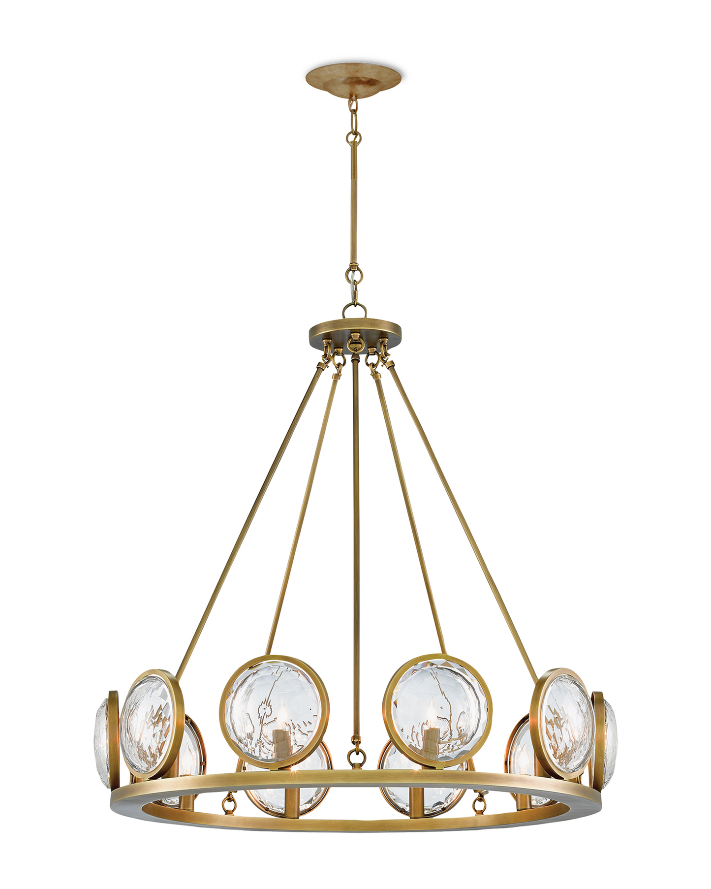 MarjieScope Brass Chandelier.